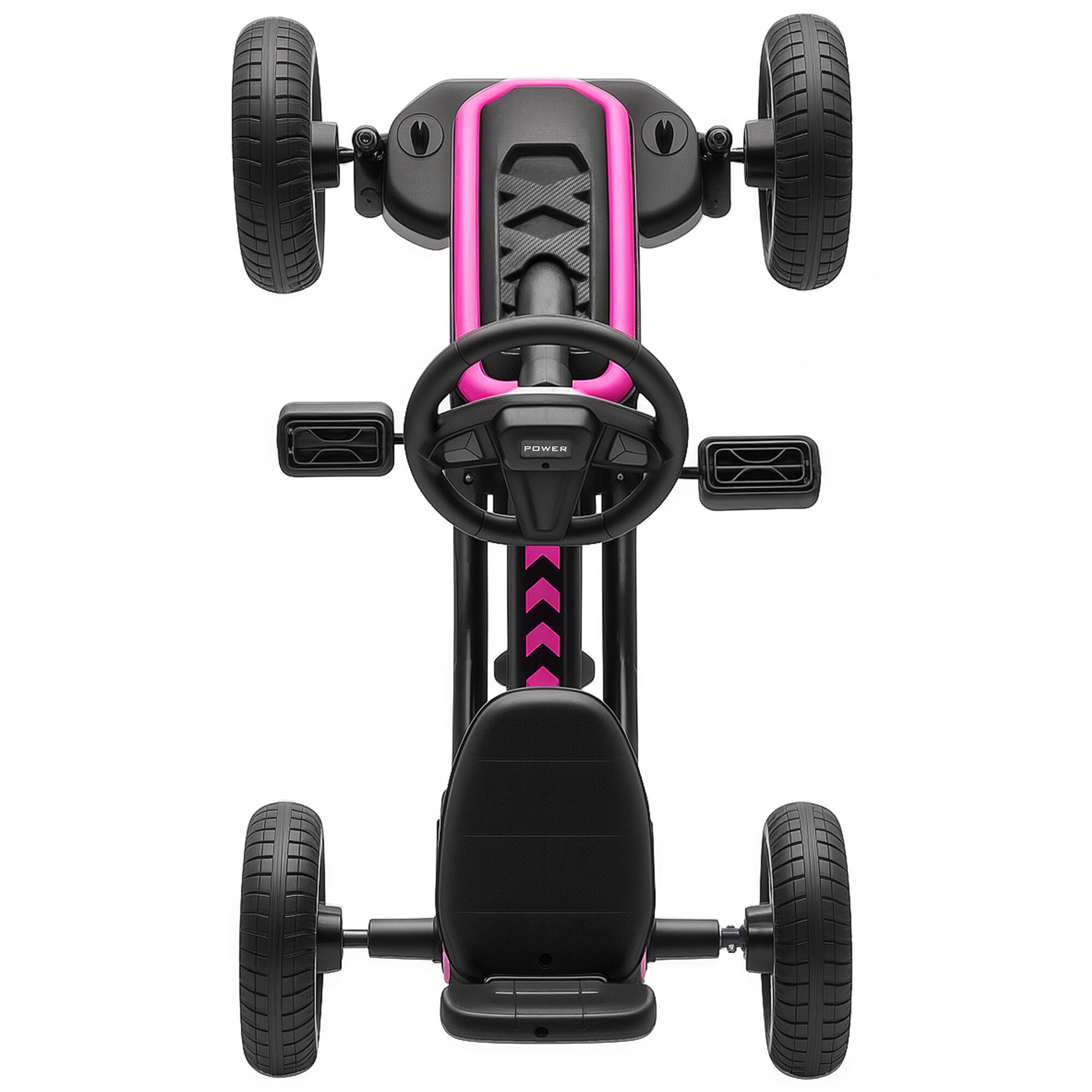 Kart a pedais 85,5x49x57 cm rosa AIYAPLAY 4/6