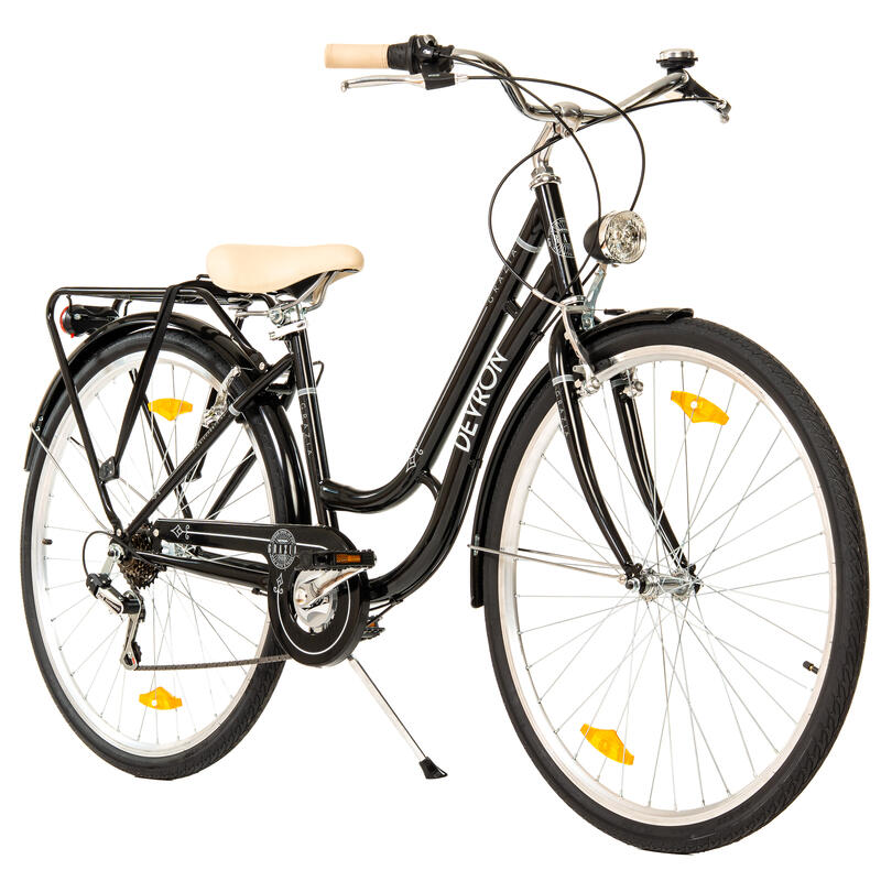 Bicicleta Oras Devron Grazia 6s Retro, M, Negru Reambalat