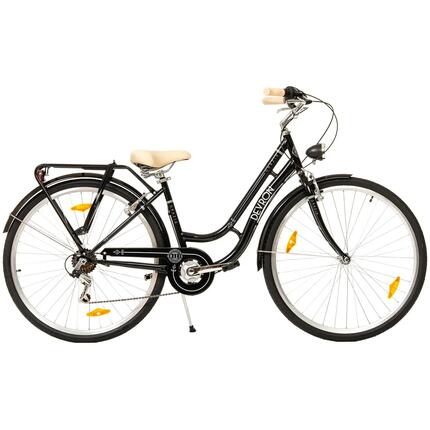 Devron Grazia 6s Retro stadsfiets - 28 inch, M, zwart