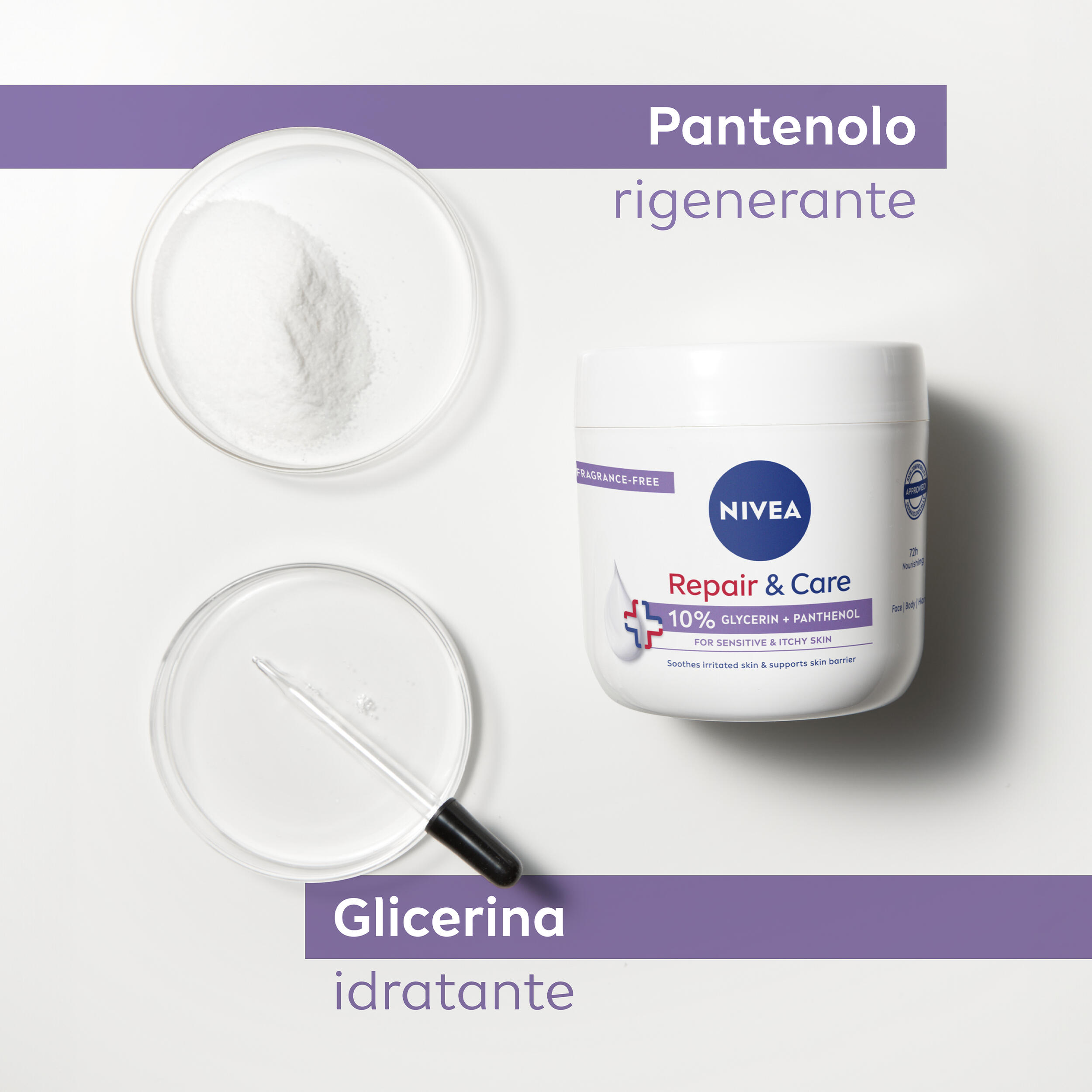 Nivea Ncare Crema Riparatrice E Nutriente 400Ml 3/4