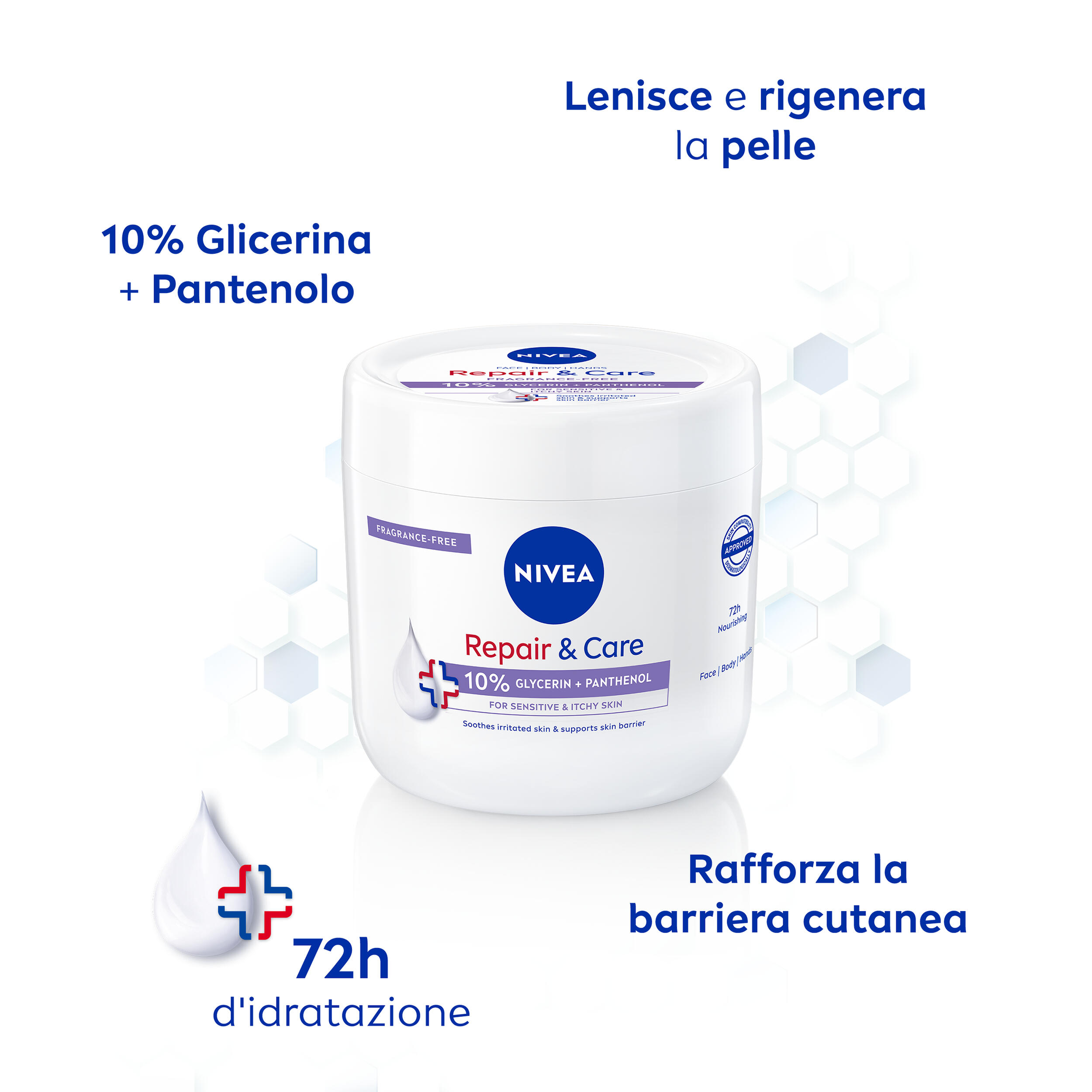 Nivea Ncare Crema Riparatrice E Nutriente 400Ml 2/4
