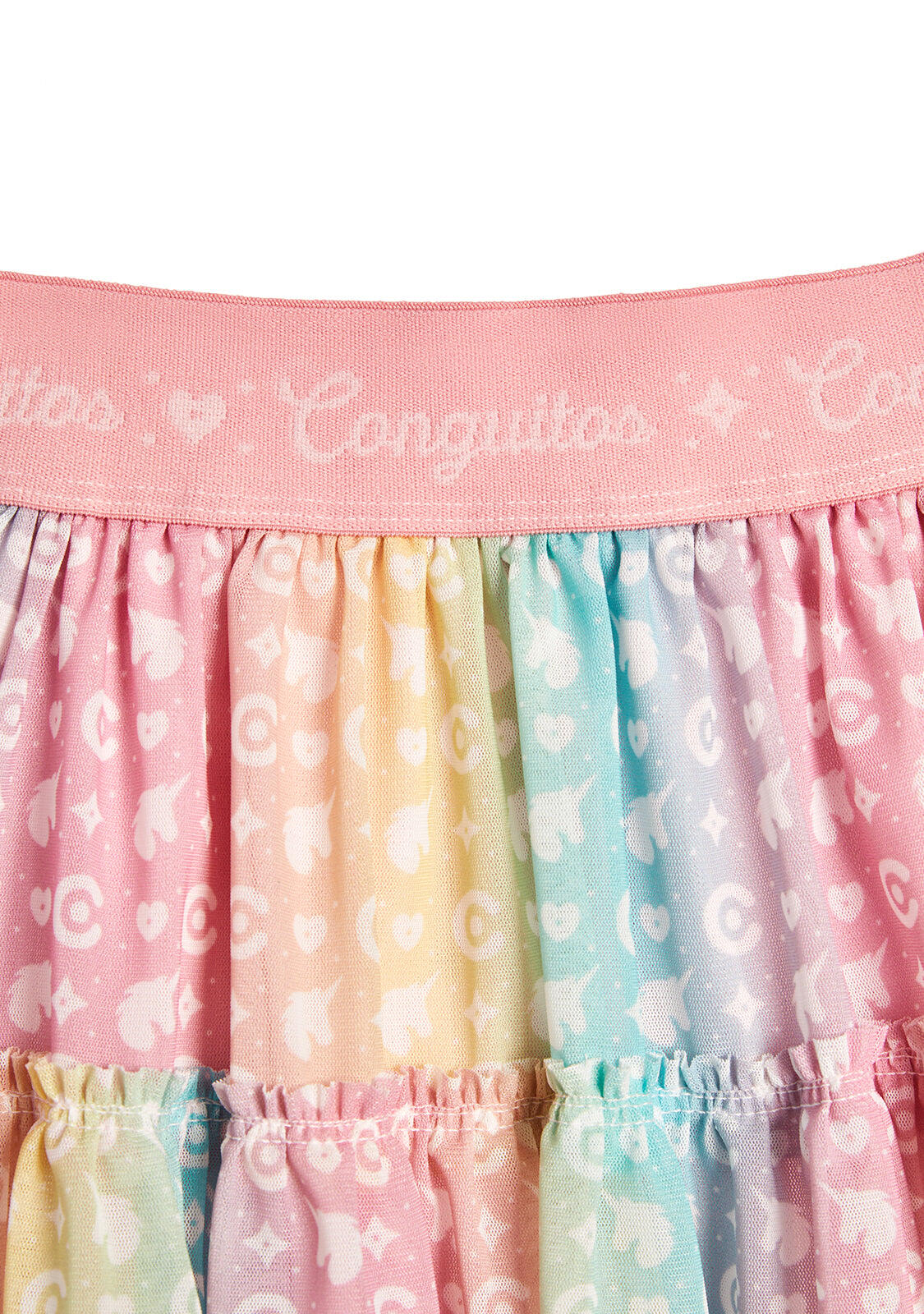 Falda de Niña Estampado Multicolor 3/5