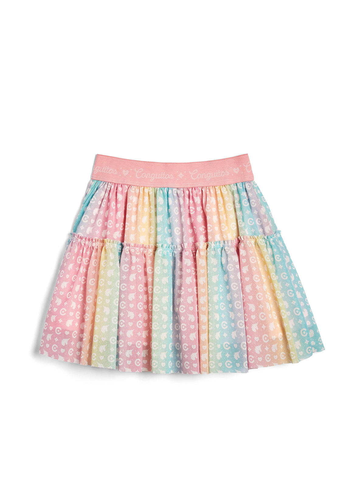 Falda de Niña Estampado Multicolor 2/5