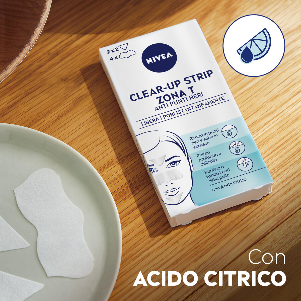 NIVEA Strisce Clear-up NFC per la Zona T - 6 Pezzi 4/5