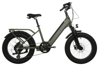 Bicyklet elektrische shortail cargo bike shimano altus 7s 670 wh 20'' khaki groe