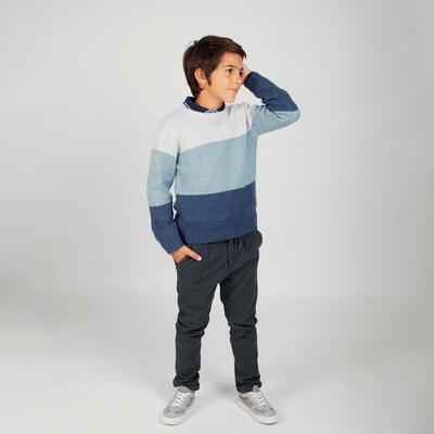 Pantalón de niño antracita fiesta comfy