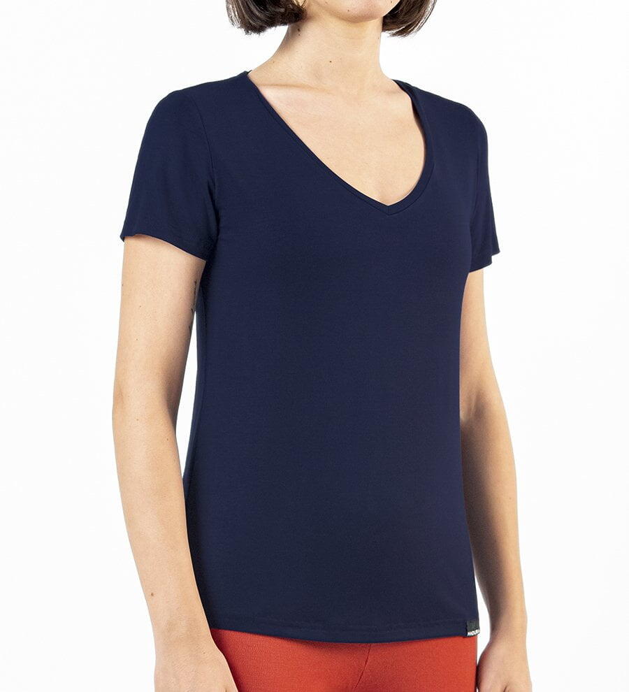 Tricou femei v-neck bambus