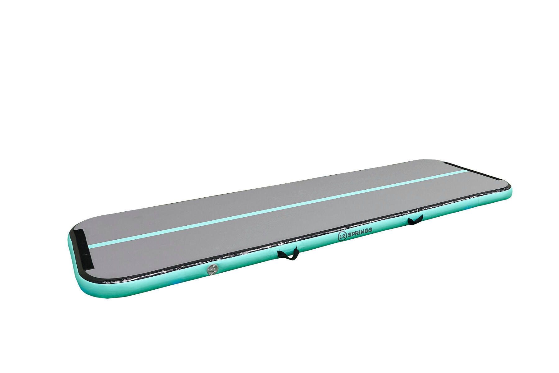 Airtrack 12spring 300x100x10 cm standaard Mintgroen/grijs 2/5