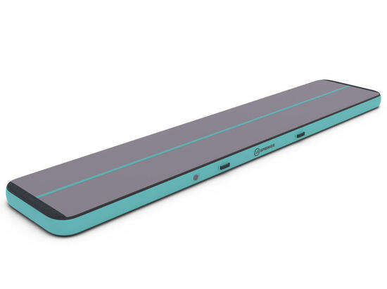 Airtrack 12 sauts 500x100x20 cm Plus Vert menthe/Gris