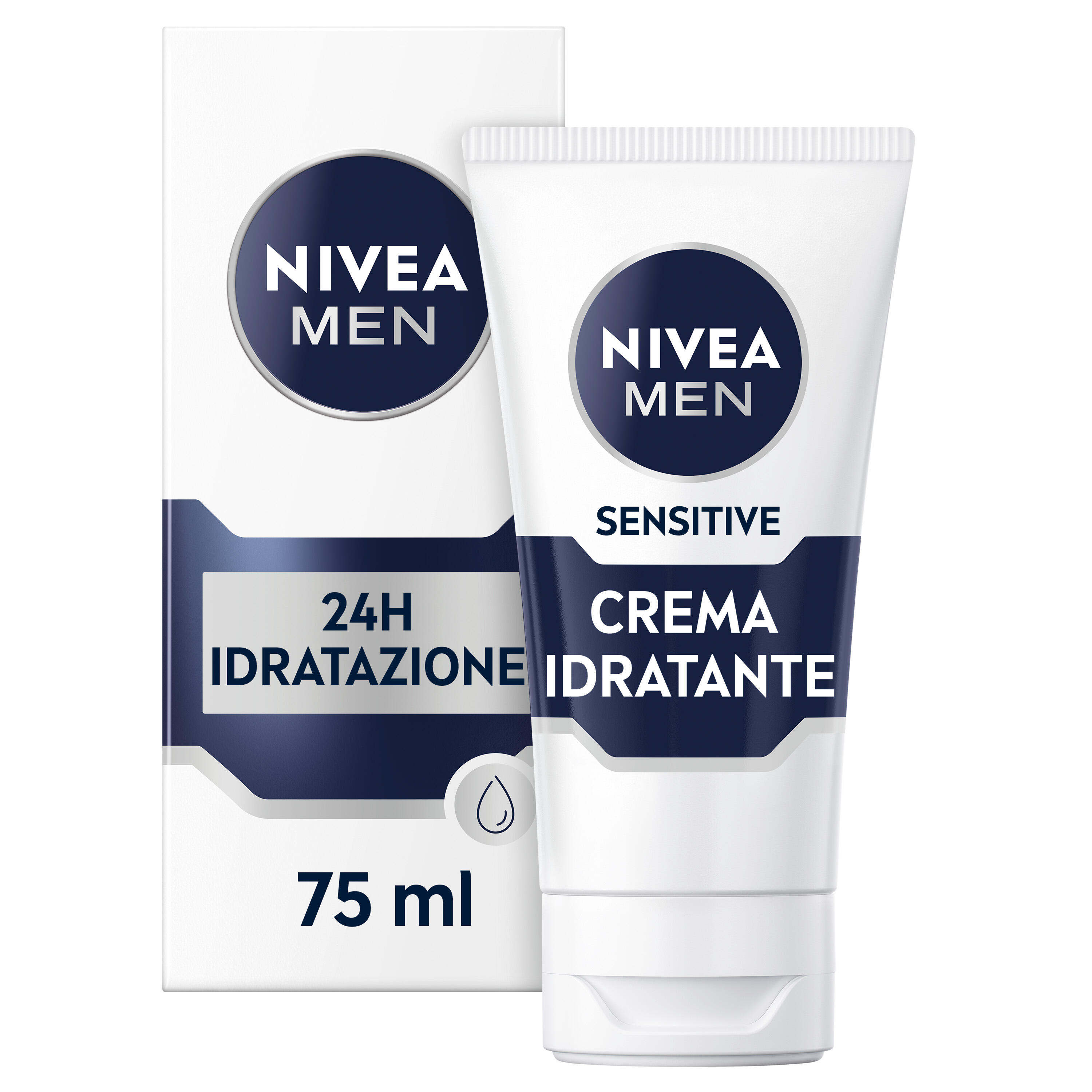 NIVEA Nivea Men Crema Idratante Sensibile 75Ml - Confezione Da 6
