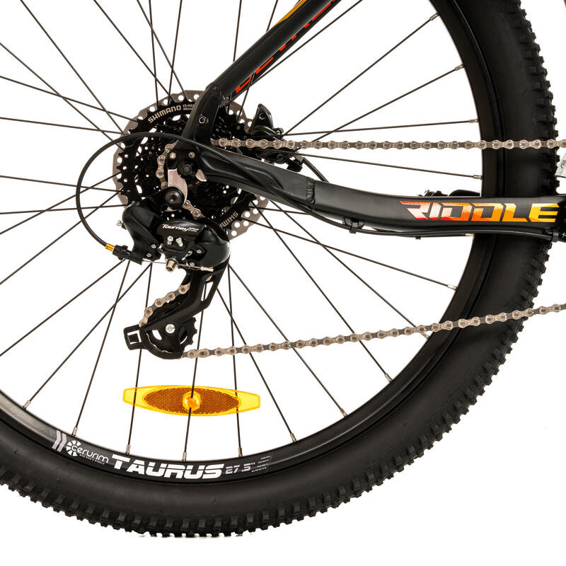 Bicicleta Mtb Devron Riddle RM1.7 2025 - 27.5 Inch, S, Negru