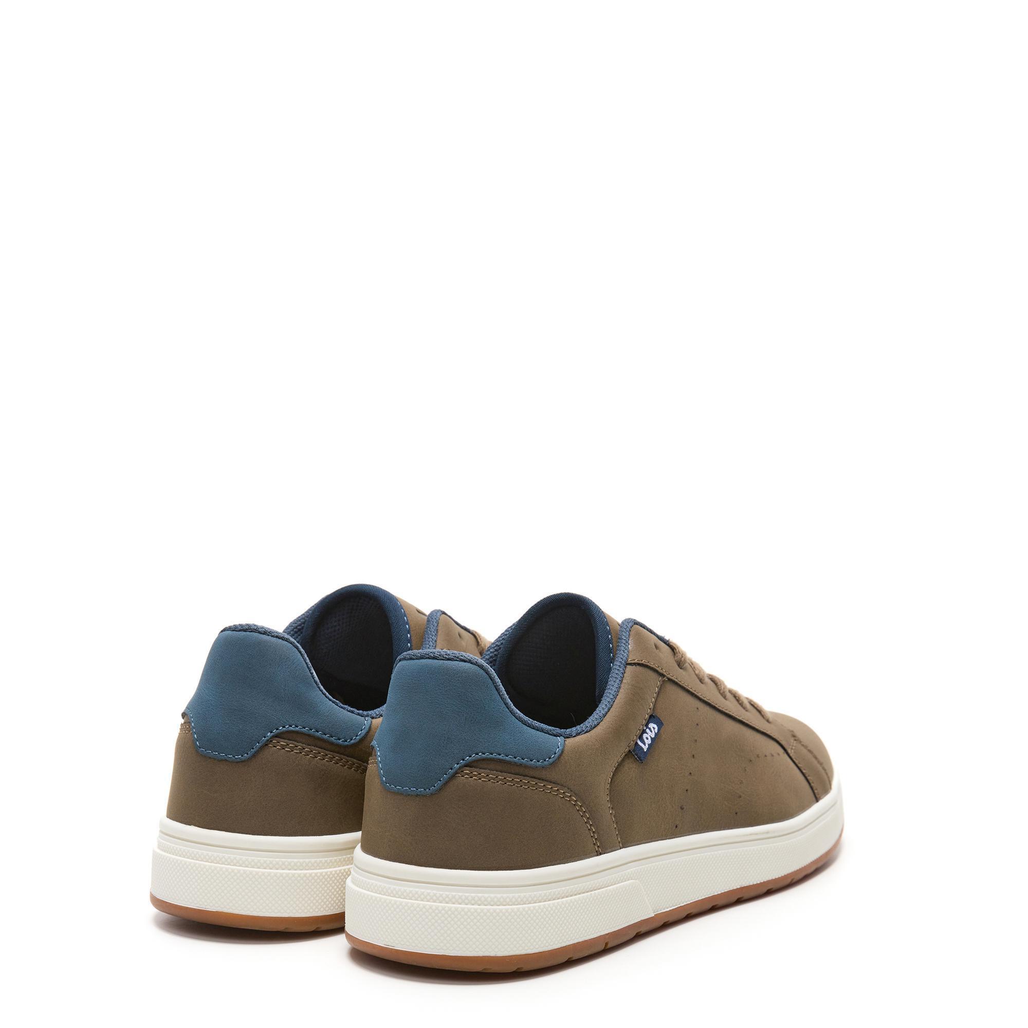 Zapatillas Lois Hombre 64489 Marrones con Cordones 3/5