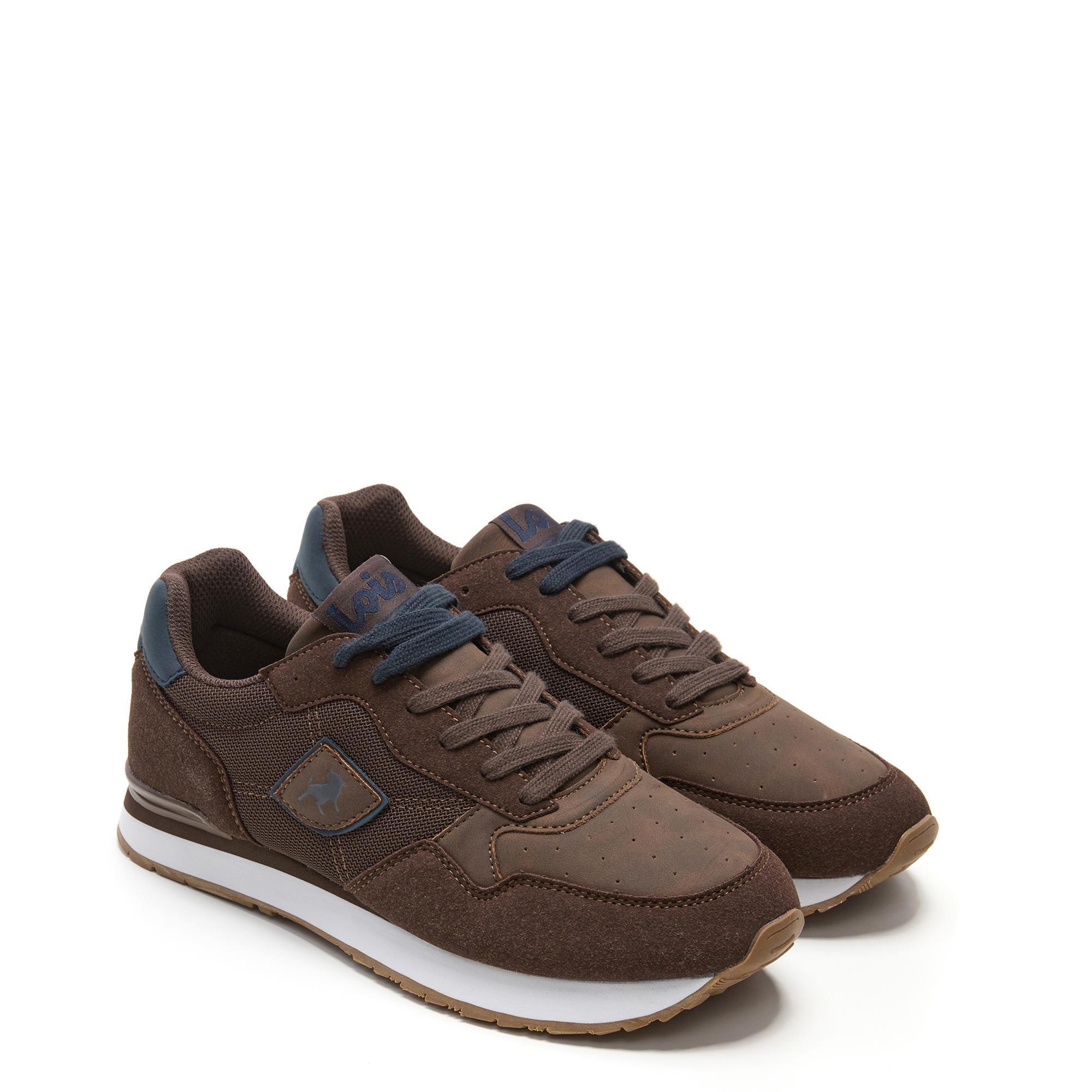 Zapatillas Lois Hombre 64480 Marrones con Cordones 2/5