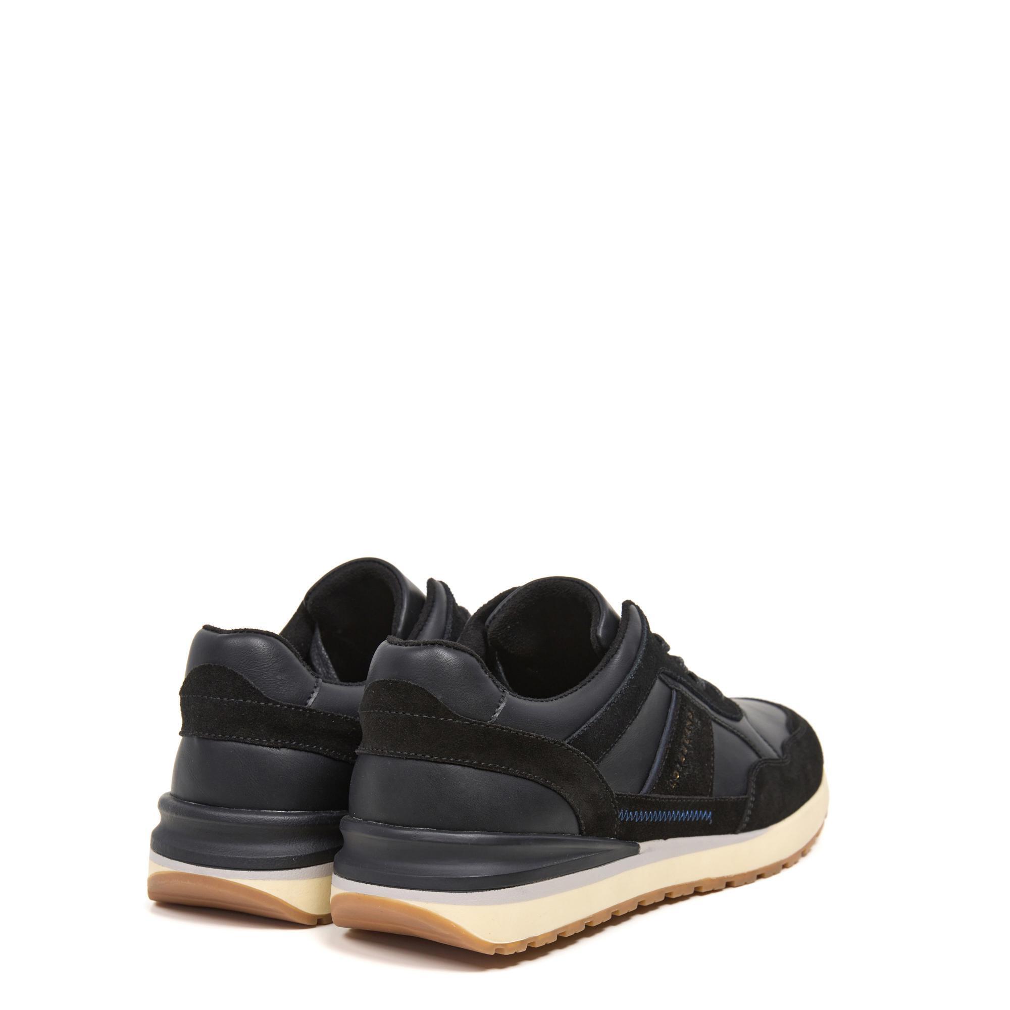 Zapatillas Lois Hombre 64494 Negras con Cordones 3/5