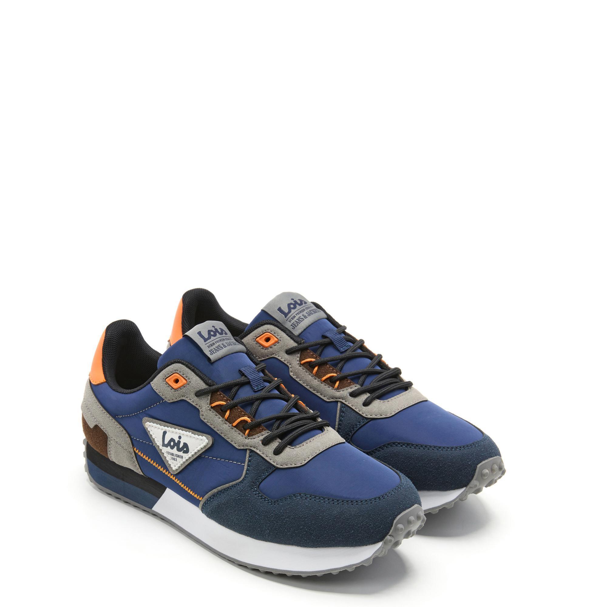 Zapatillas Lois Hombre 64483 Azul Marino con Cordones 2/5