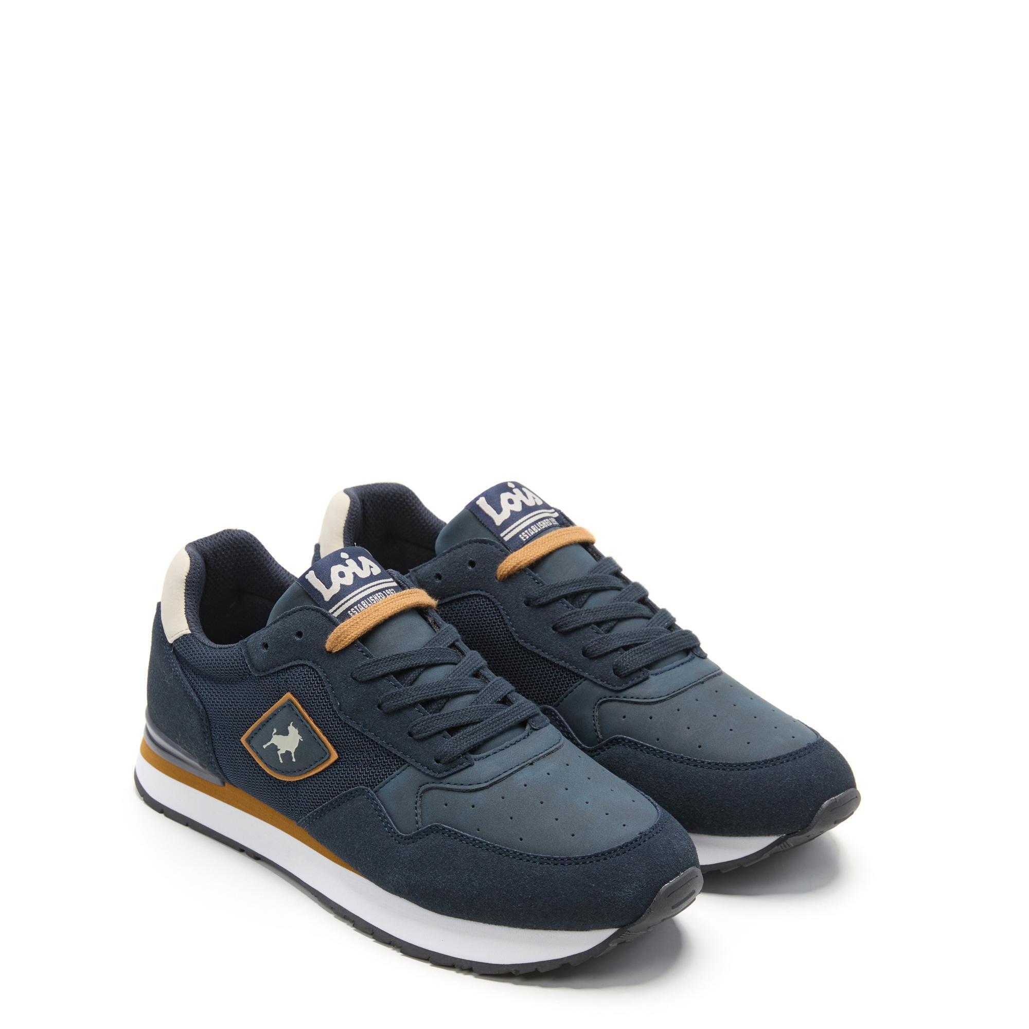 Zapatillas Lois Hombre 64480 Azul Marino con Cordones 2/6