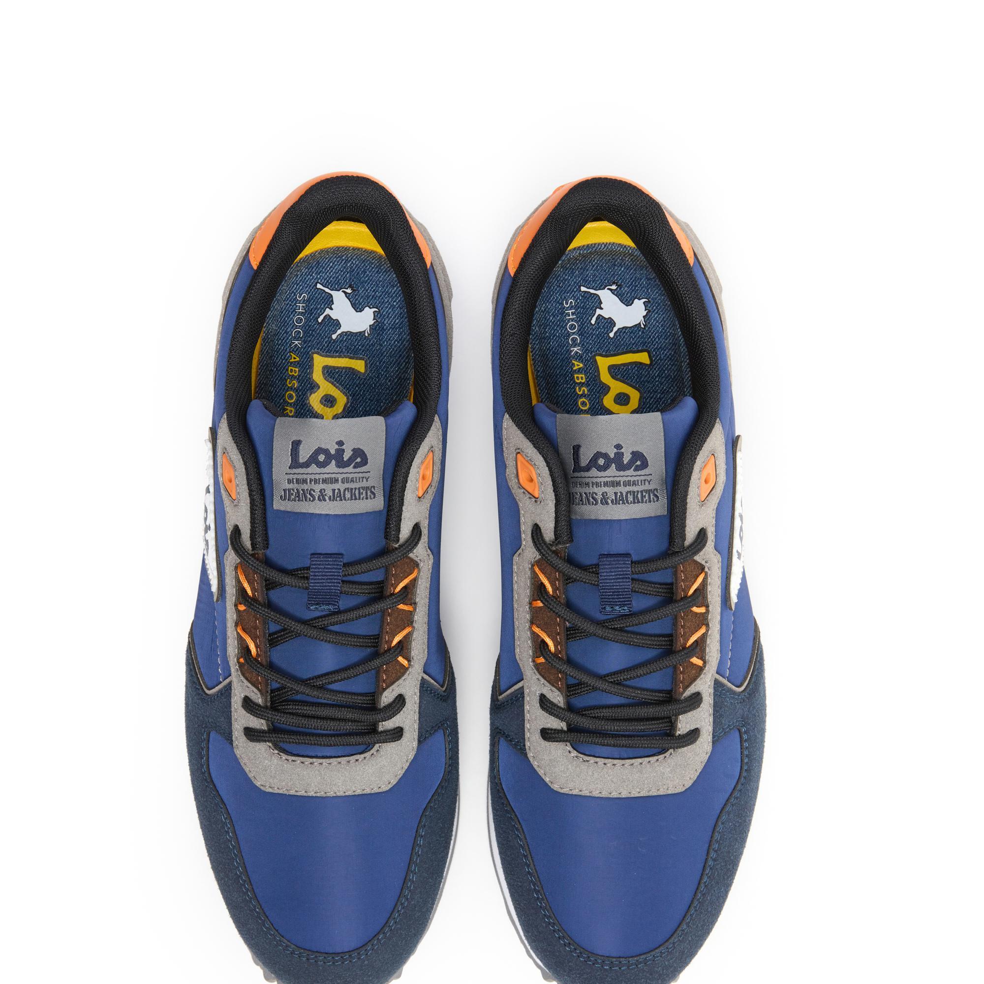 Zapatillas Lois Hombre 64483 Azul Marino con Cordones 4/5
