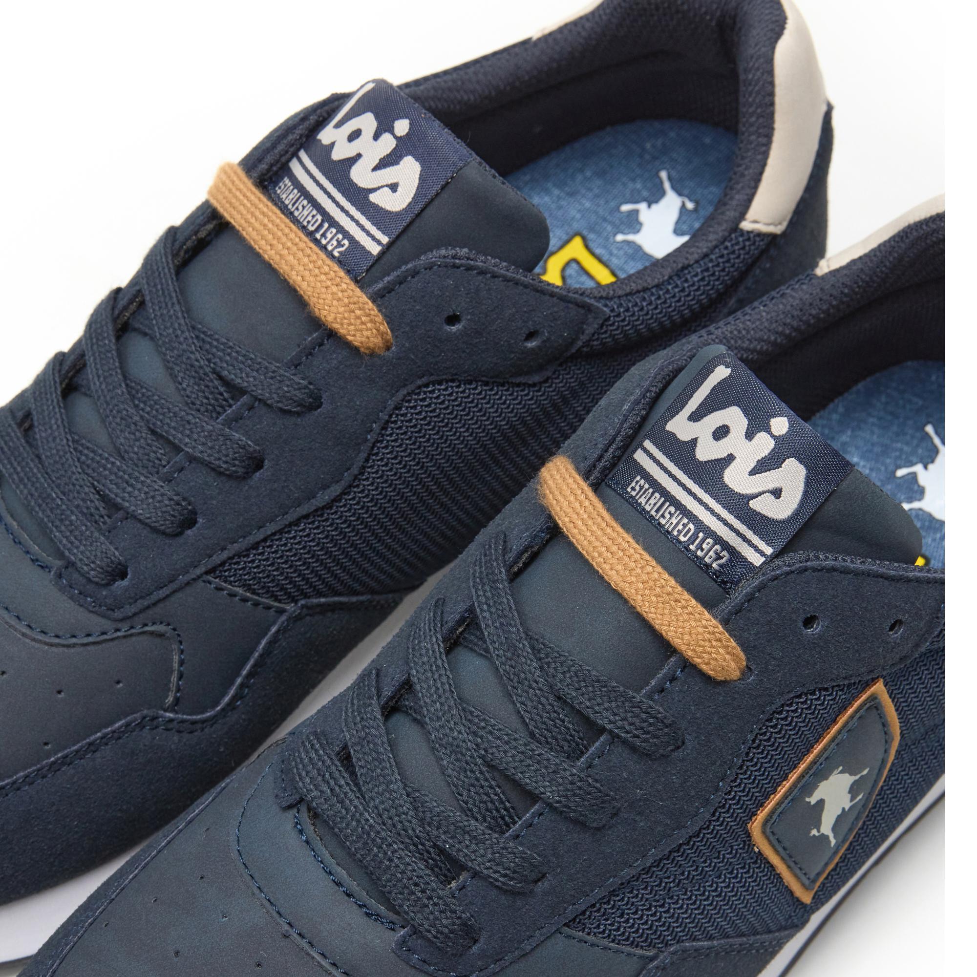 Zapatillas Lois Hombre 64480 Azul Marino con Cordones 5/6