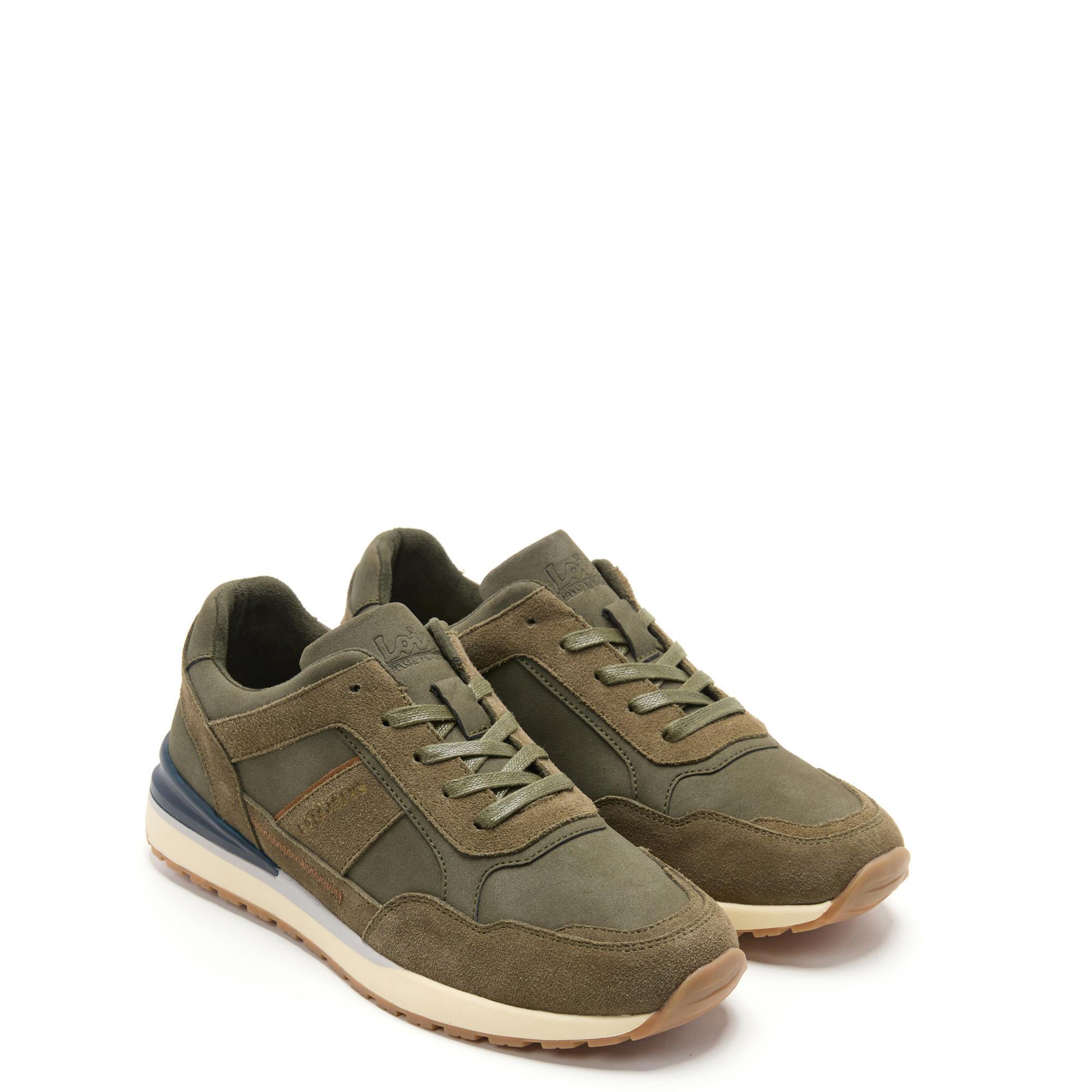 Zapatillas Lois Hombre 64494 Caqui con Cordones 2/5