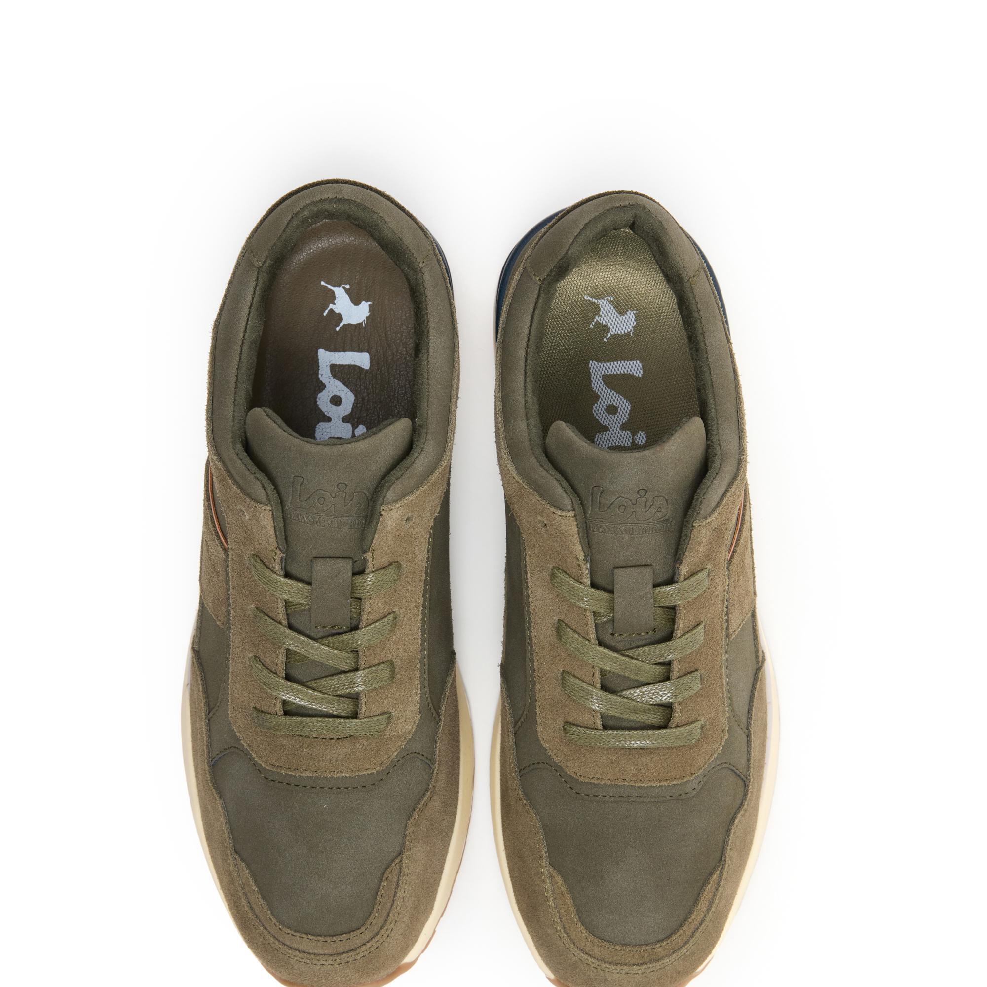 Zapatillas Lois Hombre 64494 Caqui con Cordones 4/5