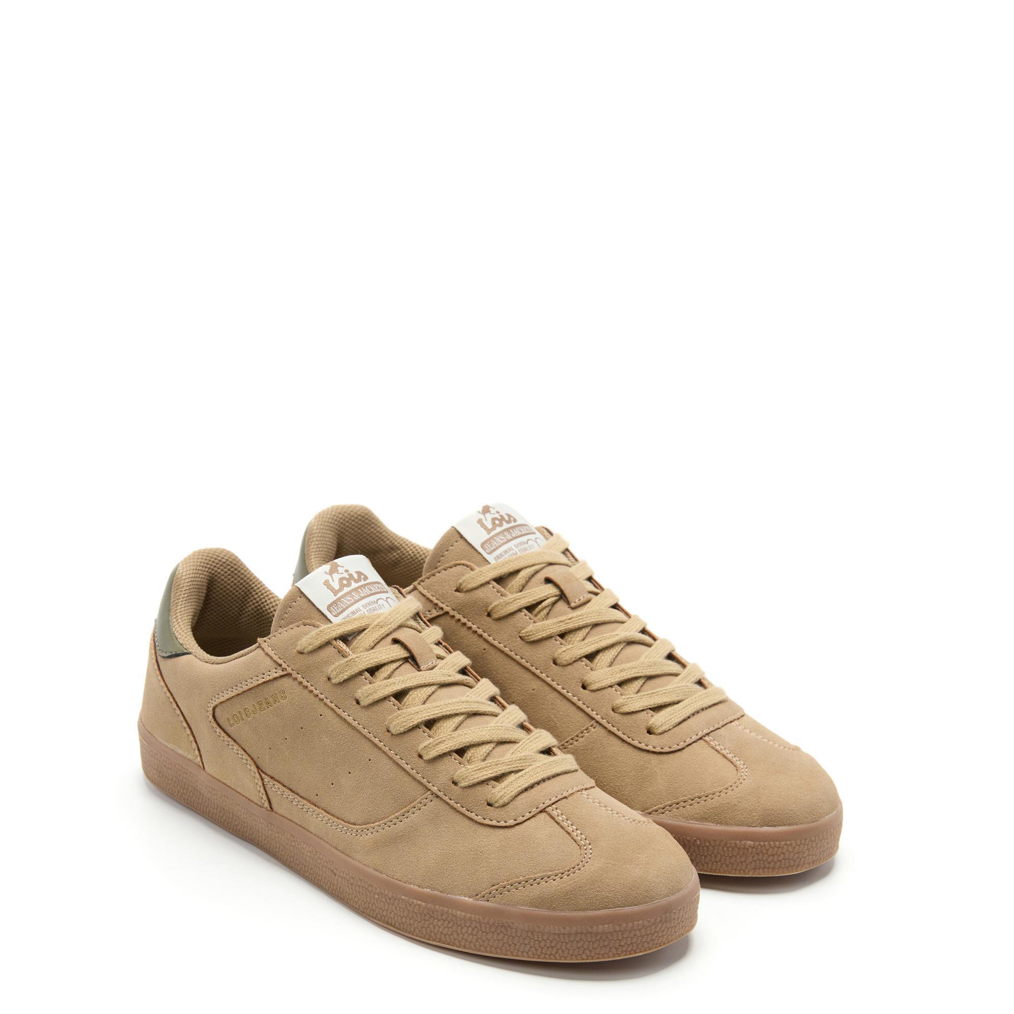 Zapatillas Lois Hombre 64488 Camel con Cordones 2/5