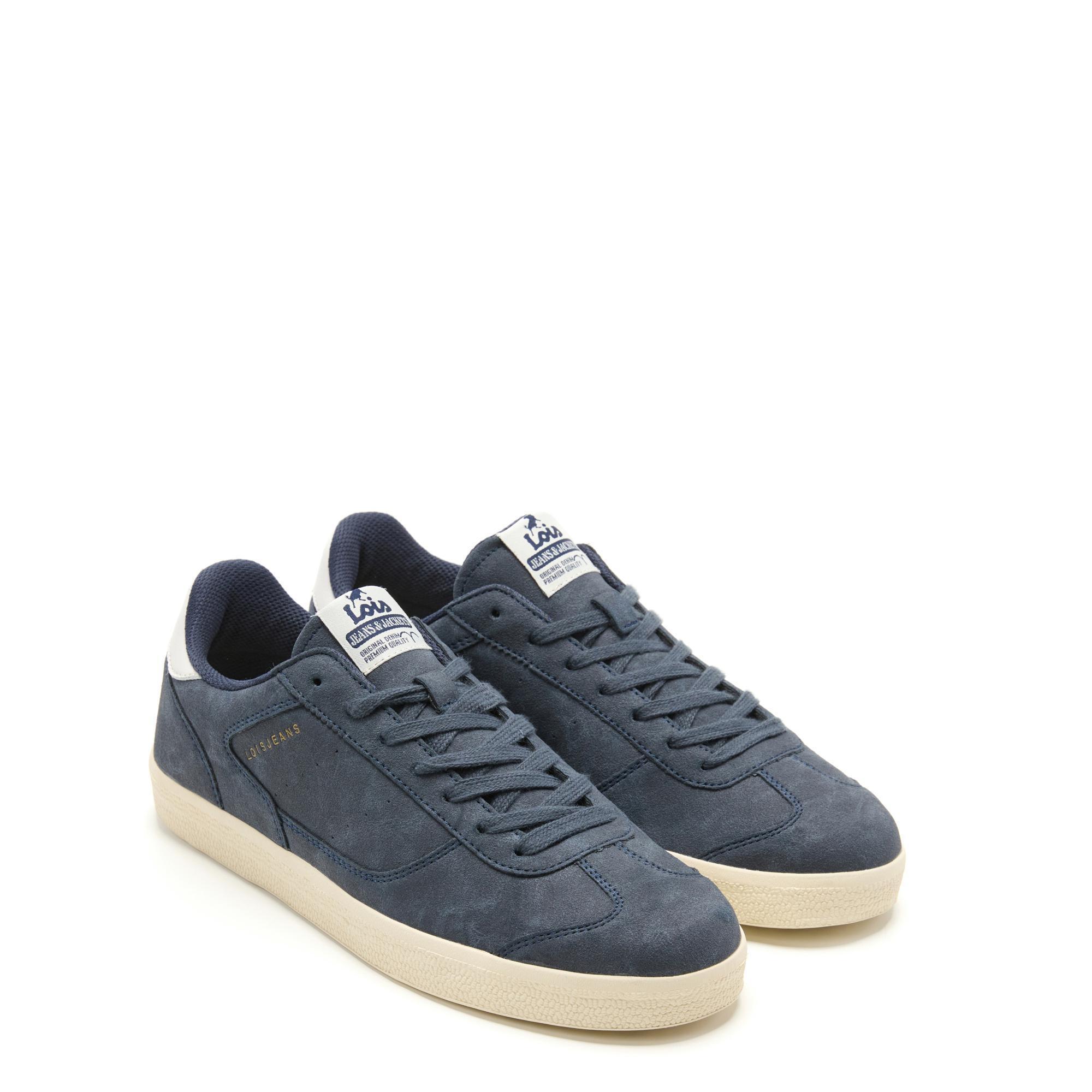 Zapatillas Lois Hombre 64488 Azul Marino con Cordones 2/5