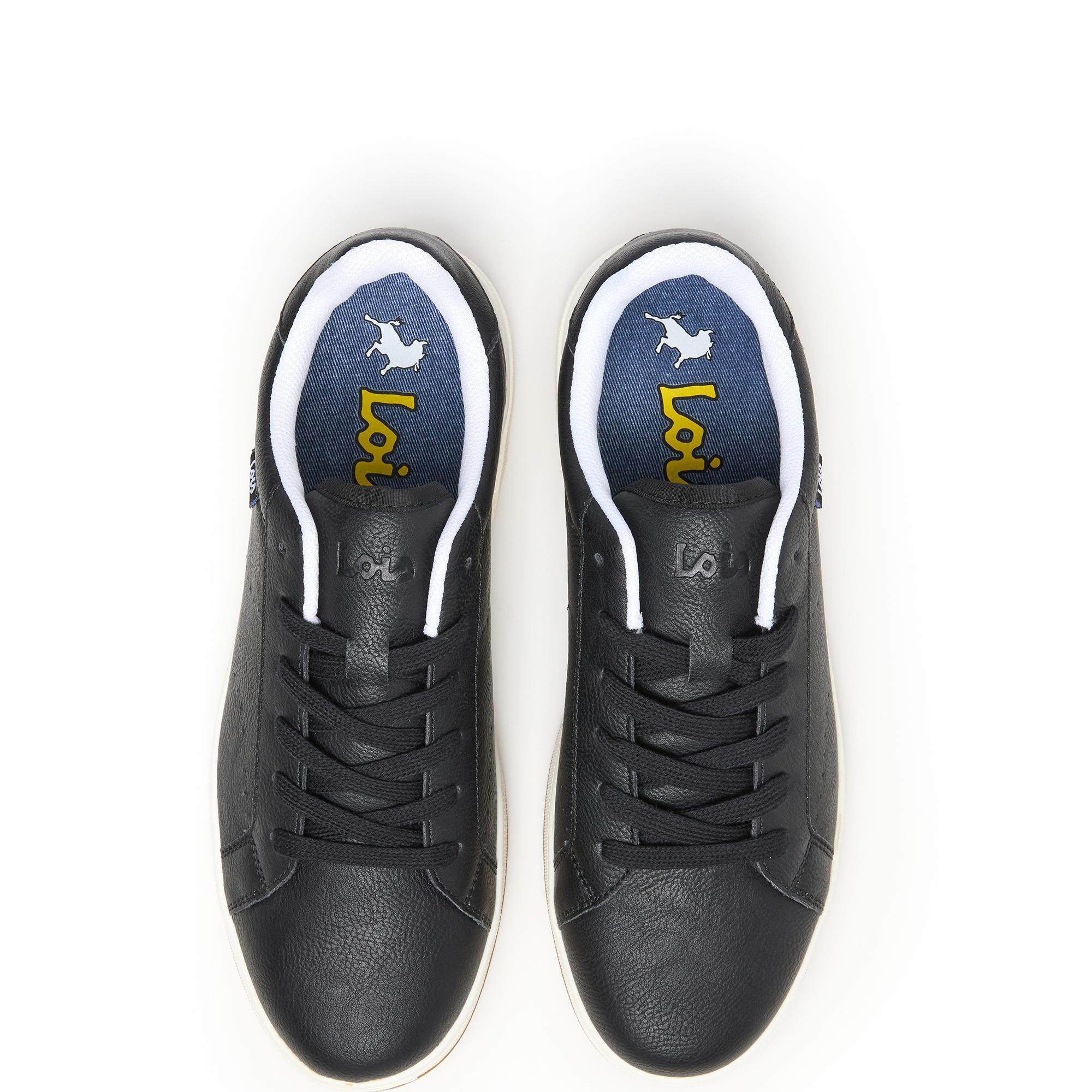 Zapatillas Lois Hombre 64489 Negras con Cordones 4/5