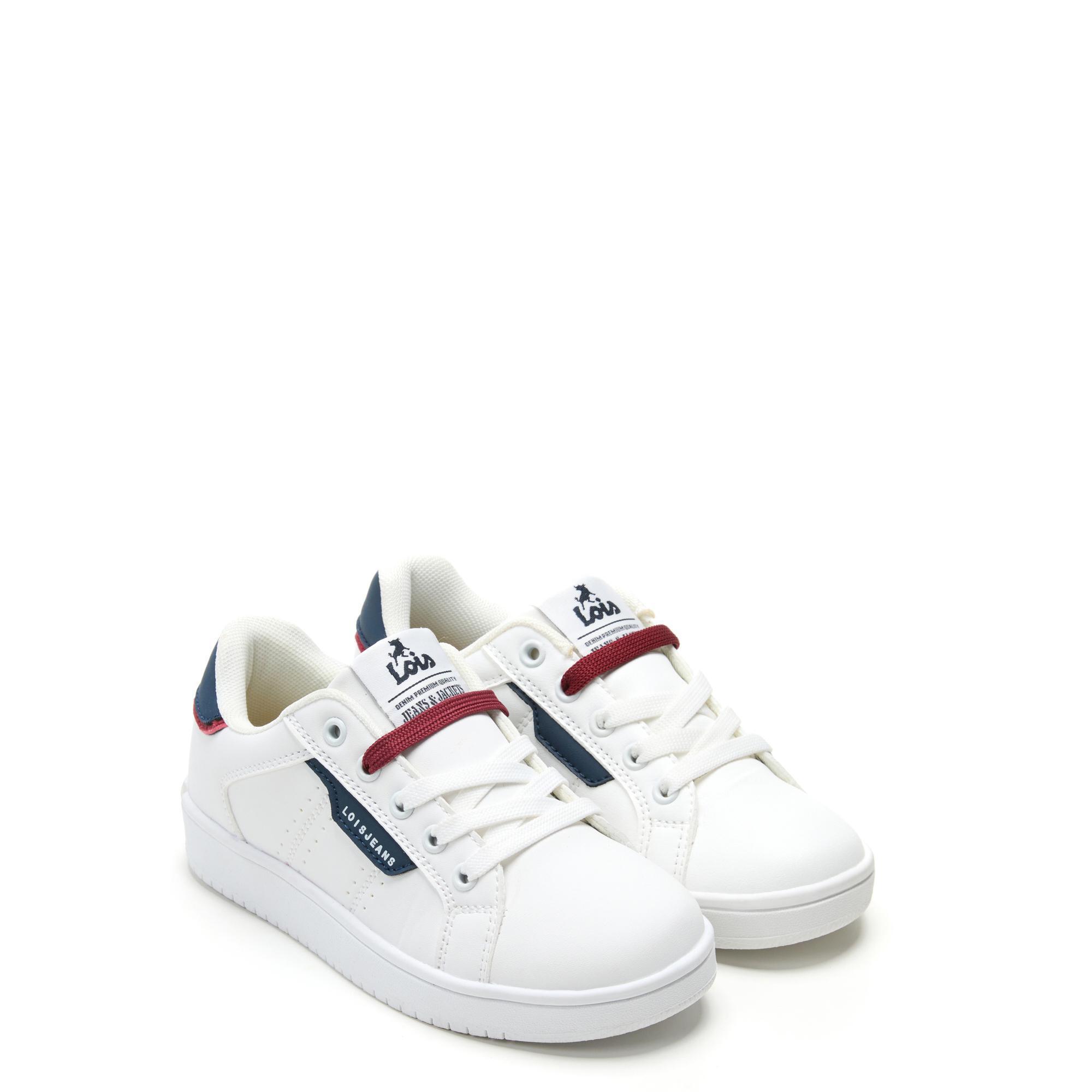 Zapatillas Lois Niño 63296 Blancas con Cordones 2/5