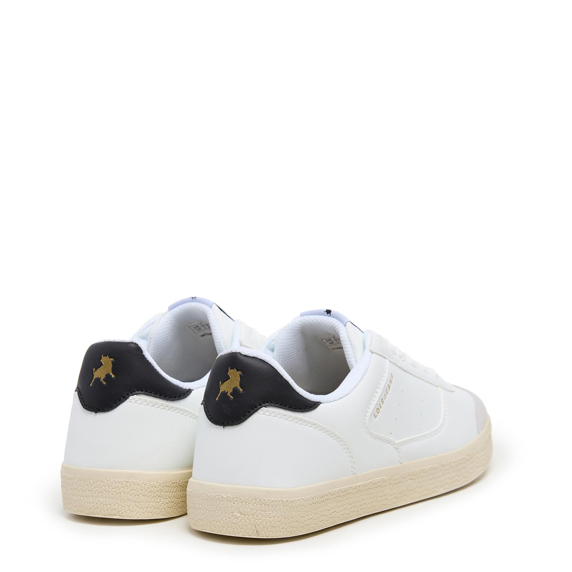 Zapatillas Lois Hombre 64488 Blancas con Cordones 3/5
