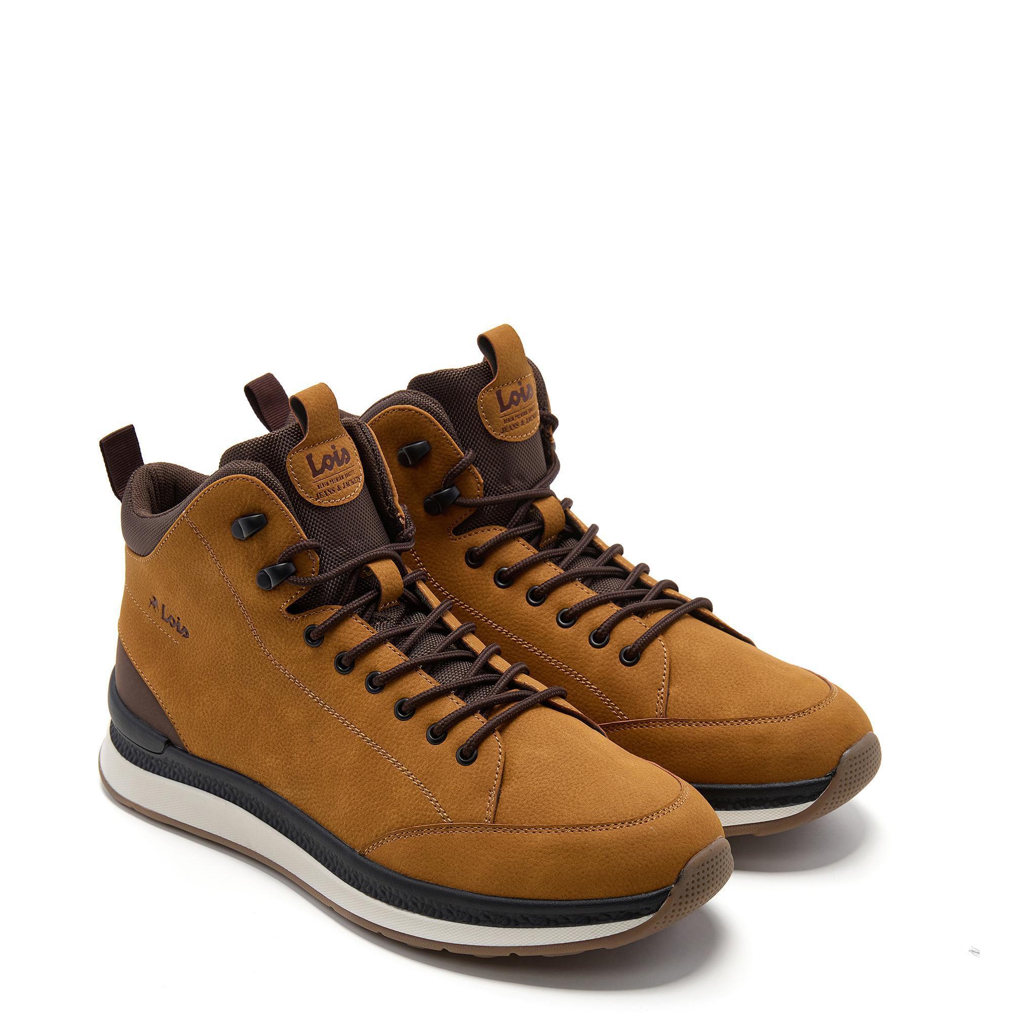 Botas Lois Hombre 64512 Melocotón con Cordones 2/5