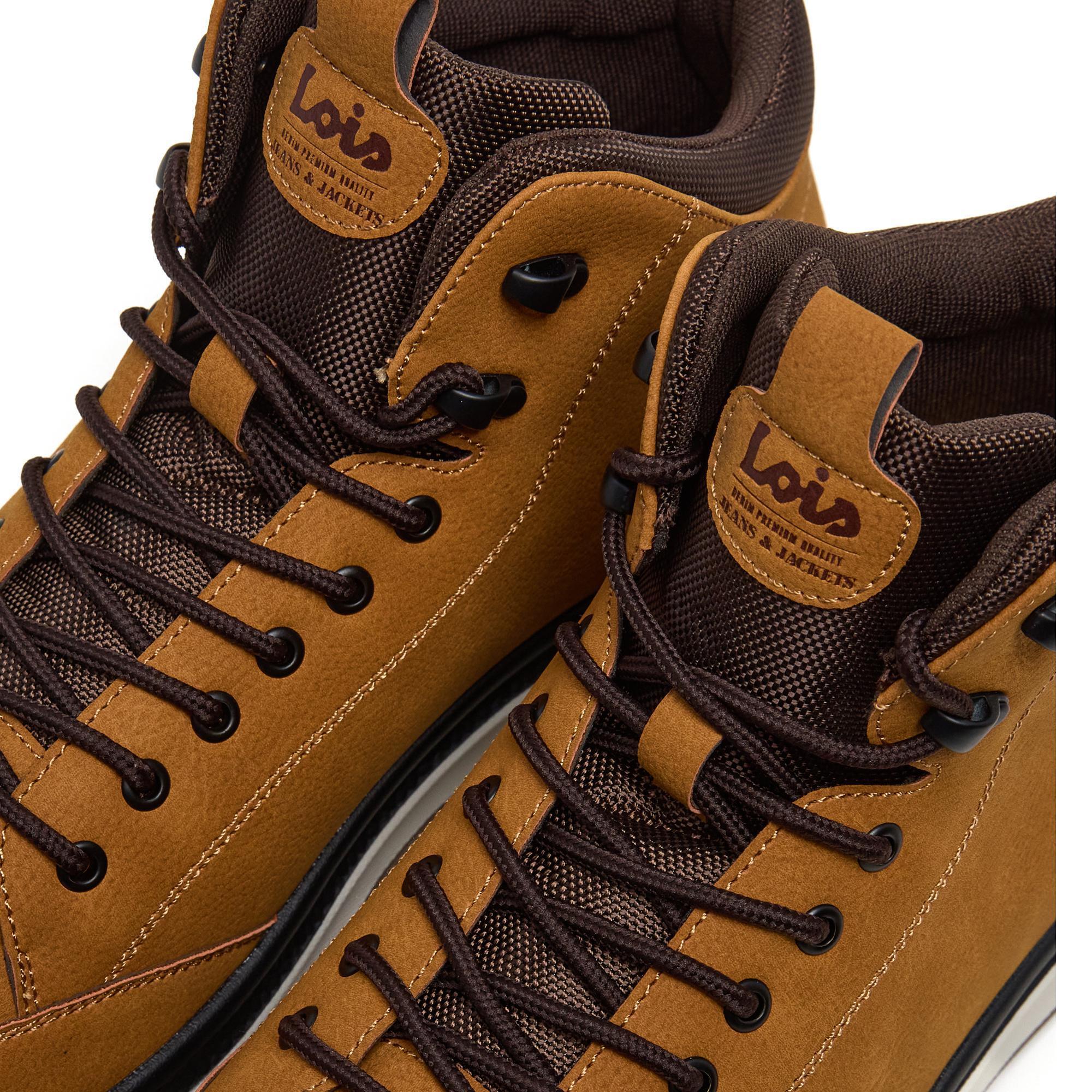 Botas Lois Hombre 64512 Melocotón con Cordones 5/5