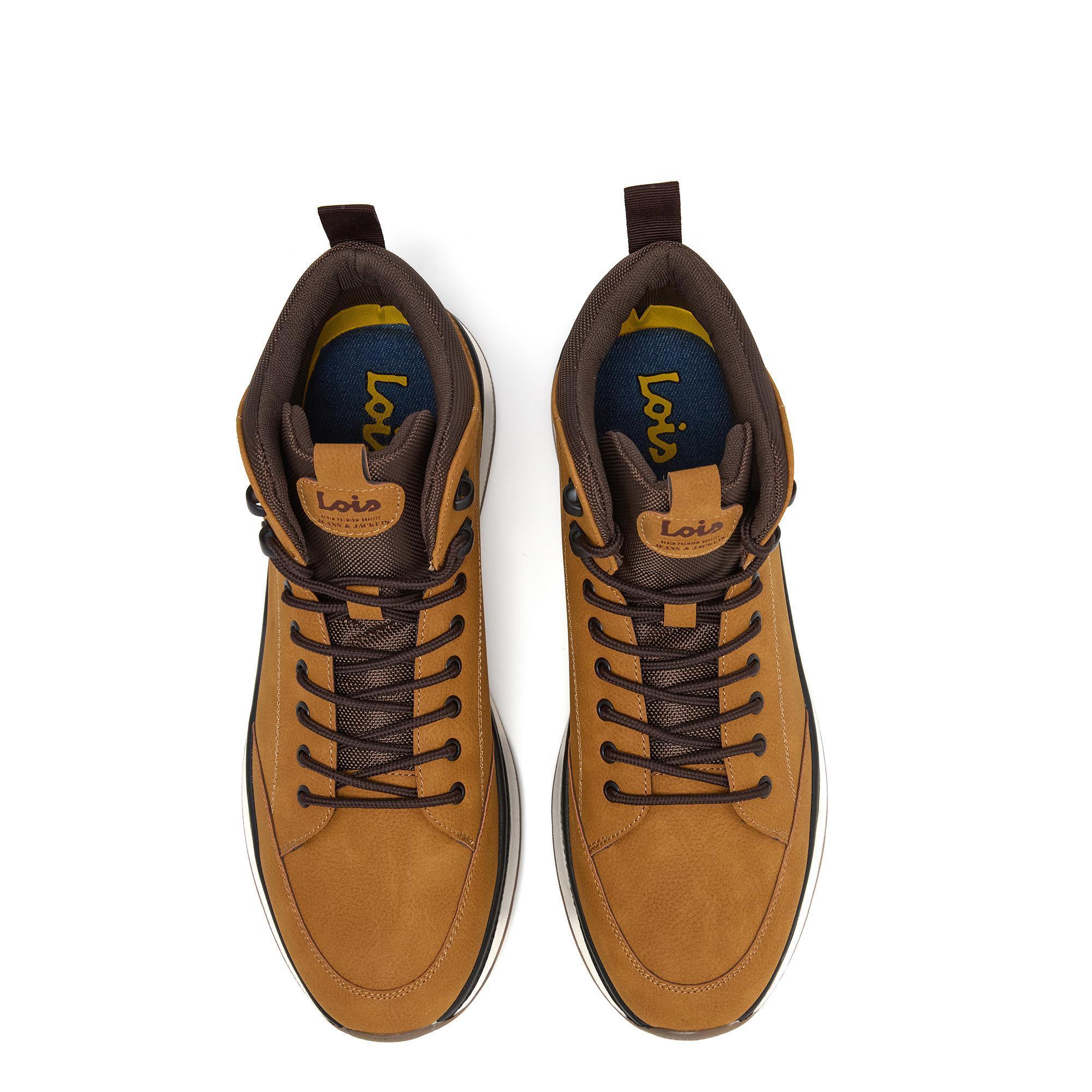 Botas Lois Hombre 64512 Melocotón con Cordones 4/5