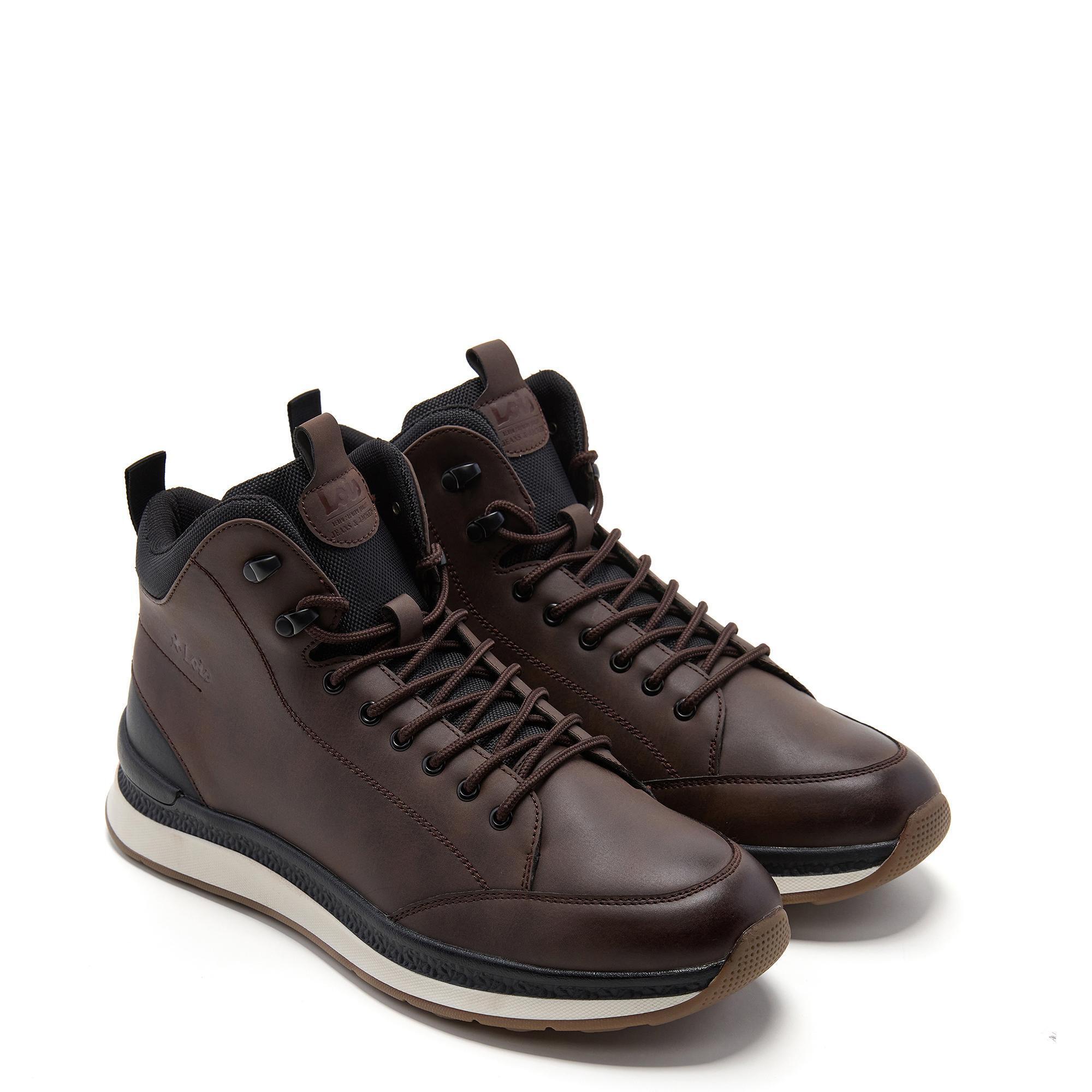 Botas Lois Hombre 64512 Marrones con Cordones 2/5