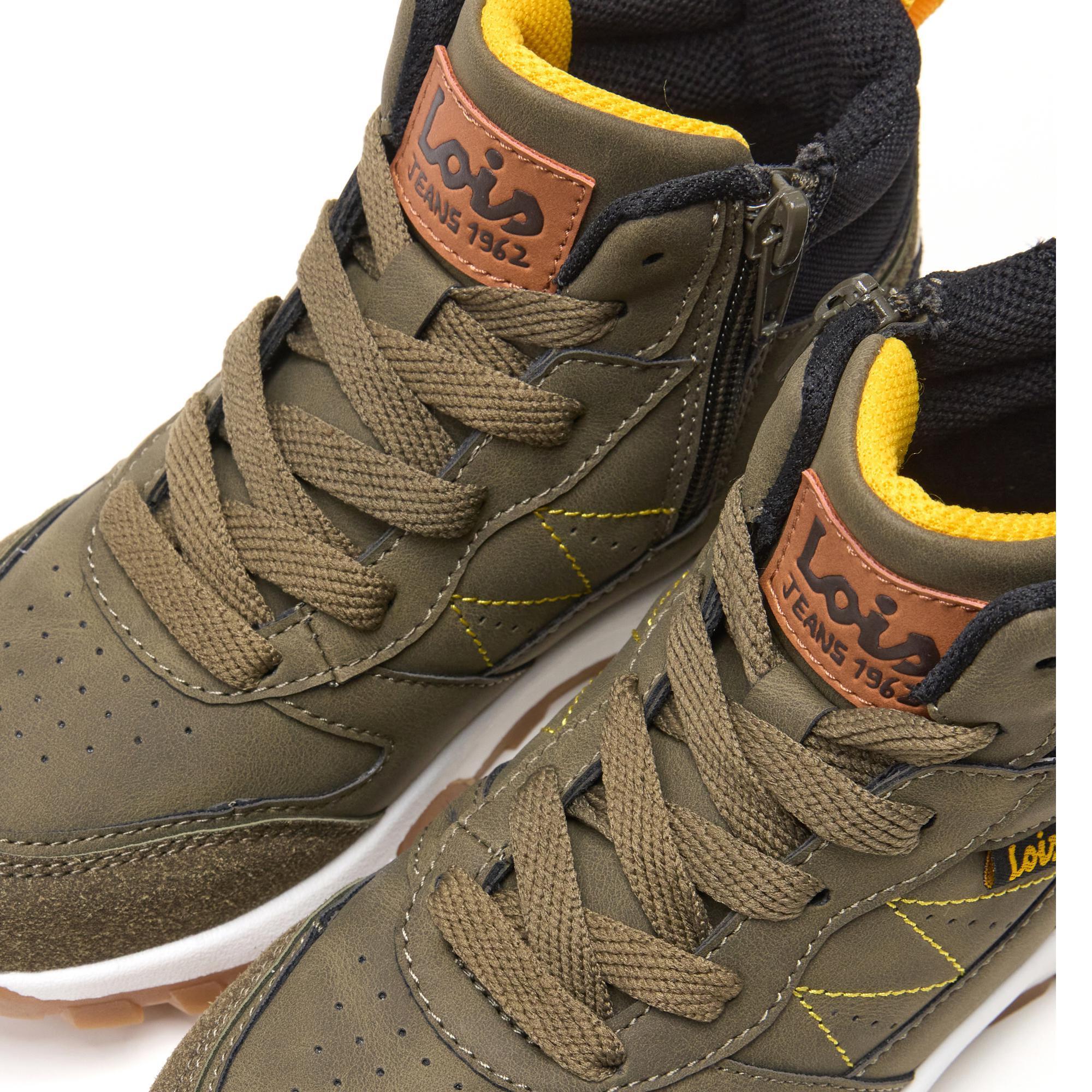 Botines Lois Niño 63303 Caqui Cremallera y Cordones 5/5