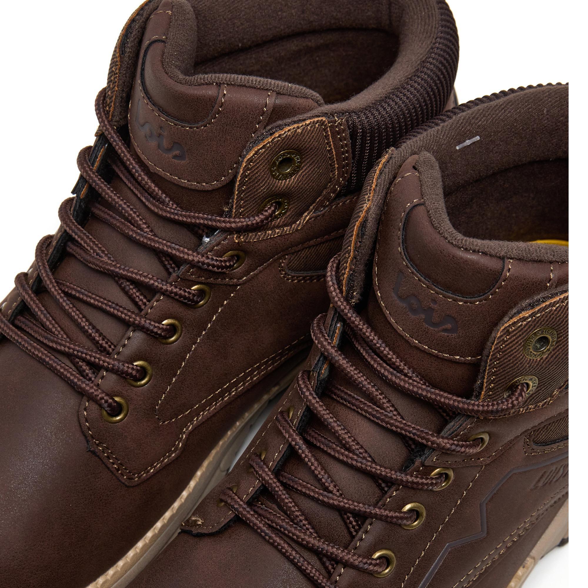 Botas Lois Hombre 64515 Marrones con Cordones 5/5