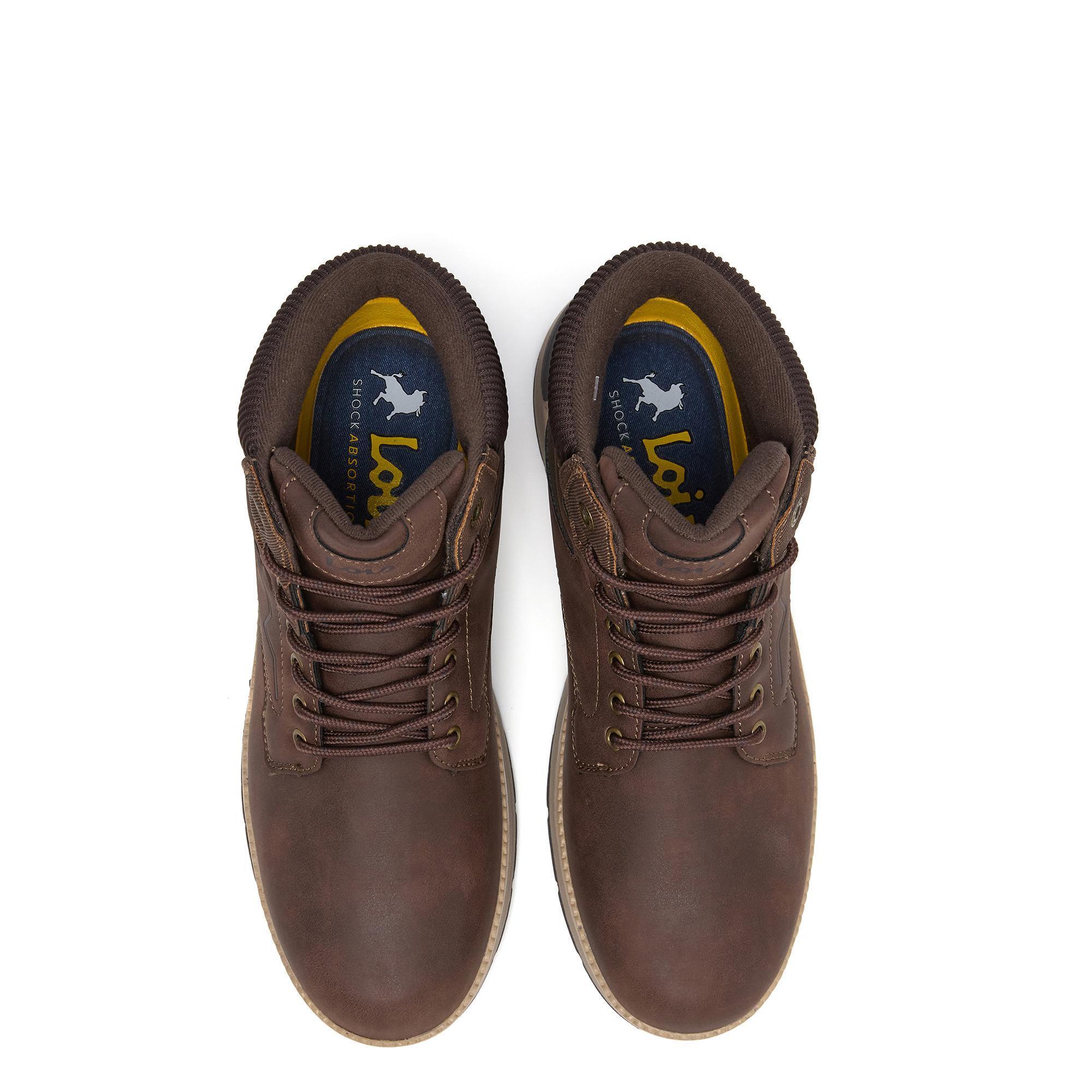 Botas Lois Hombre 64515 Marrones con Cordones 4/5