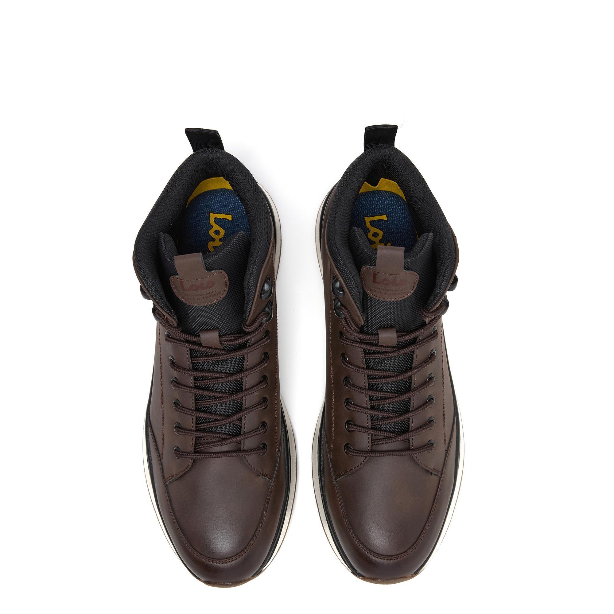 Botas Lois Hombre 64512 Marrones con Cordones 4/5