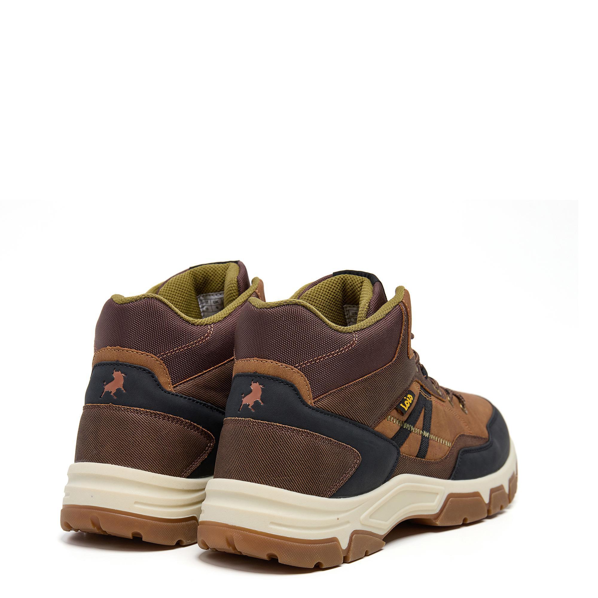 Botines Lois Hombre 64518 Marrones con Cordones 3/5