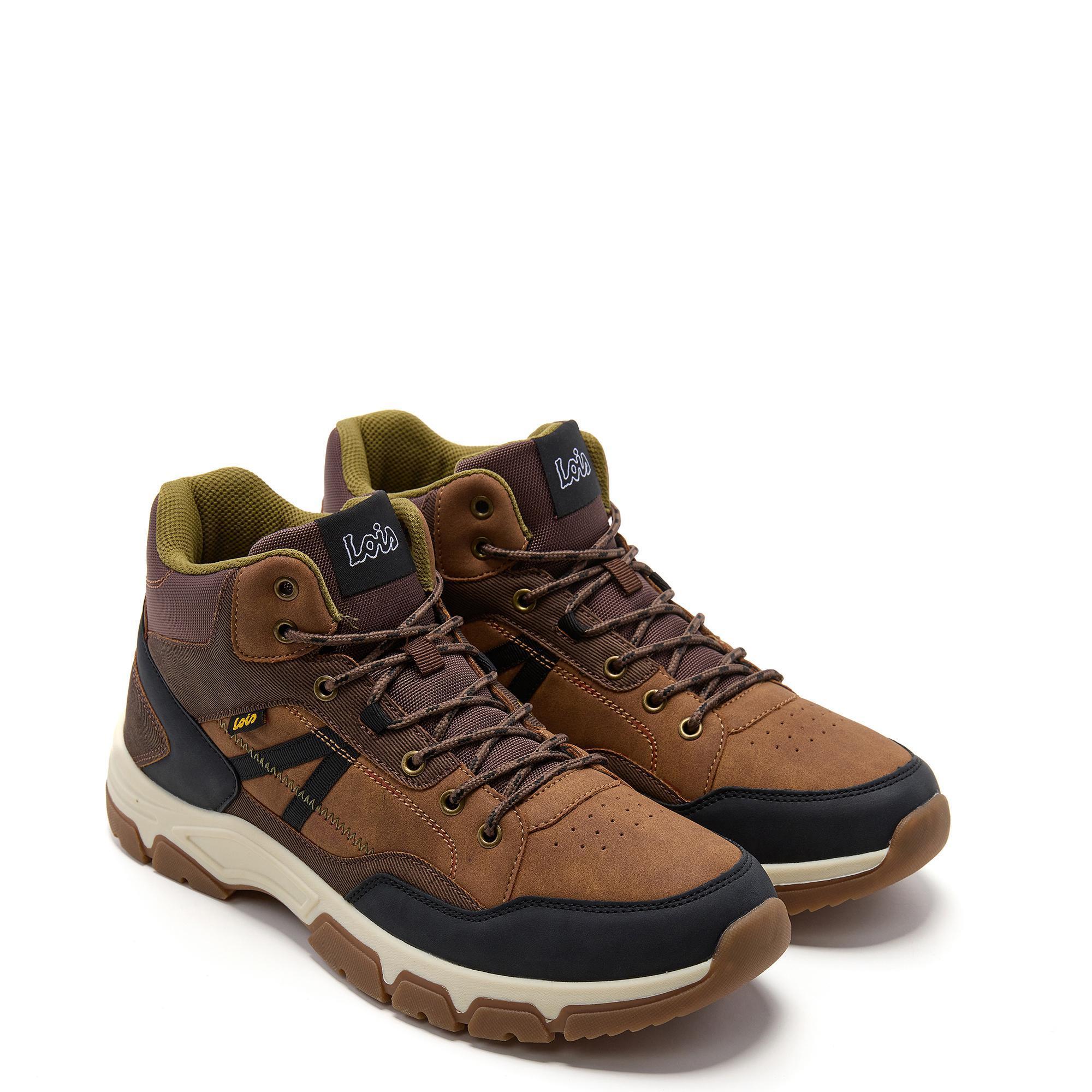 Botines Lois Hombre 64518 Marrones con Cordones 2/5