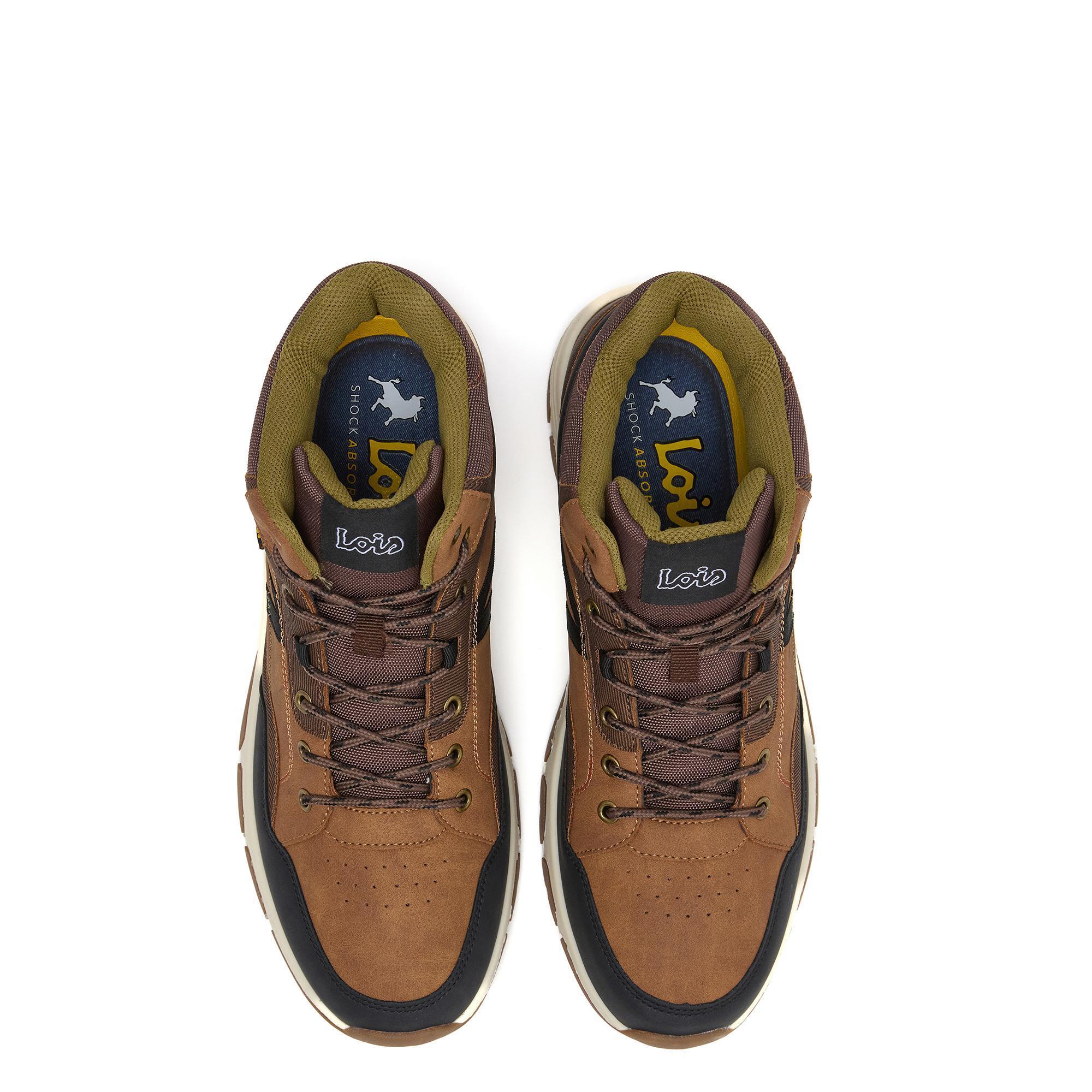 Botines Lois Hombre 64518 Marrones con Cordones 4/5