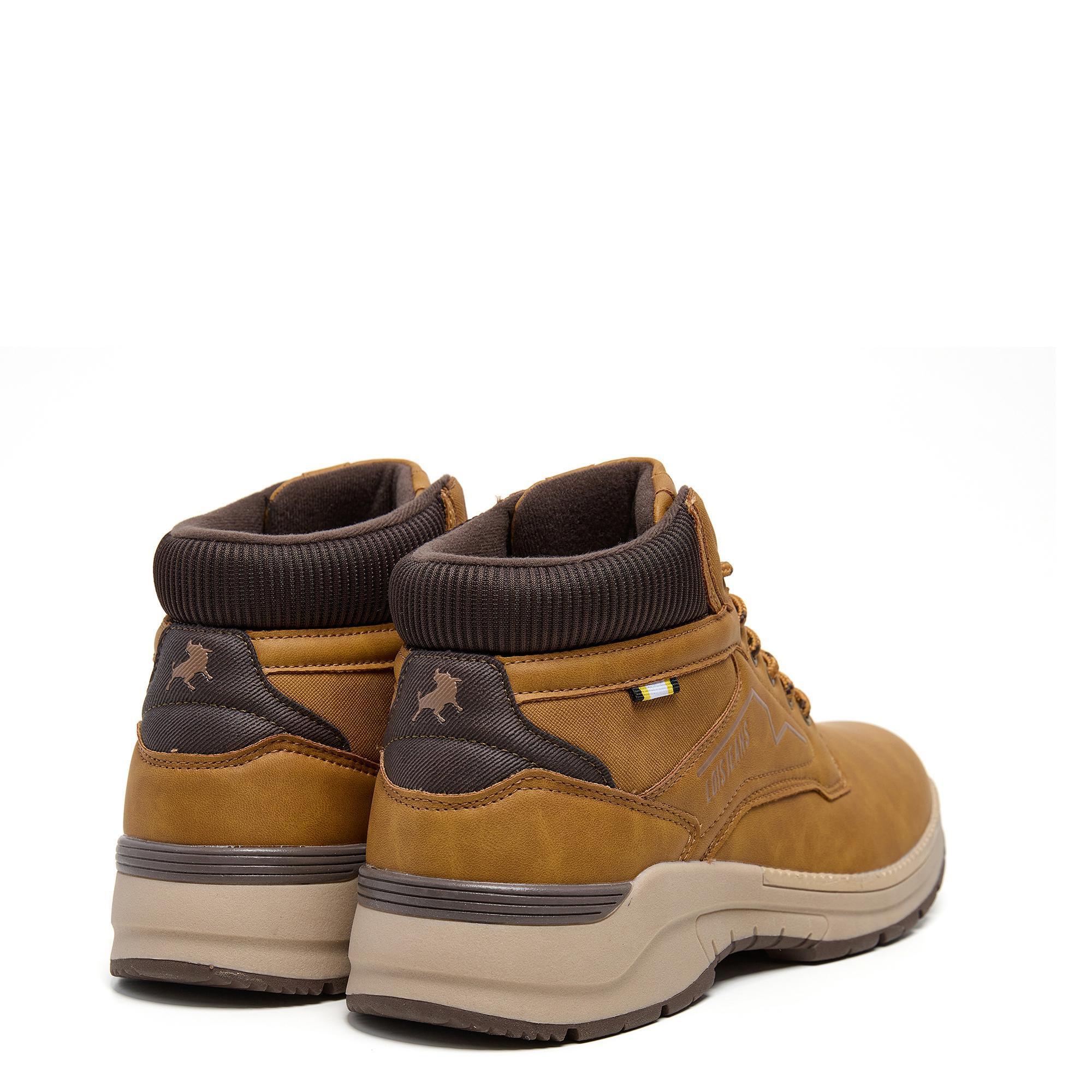 Botines Lois Hombre 64515 Melocotón con Cordones 3/5
