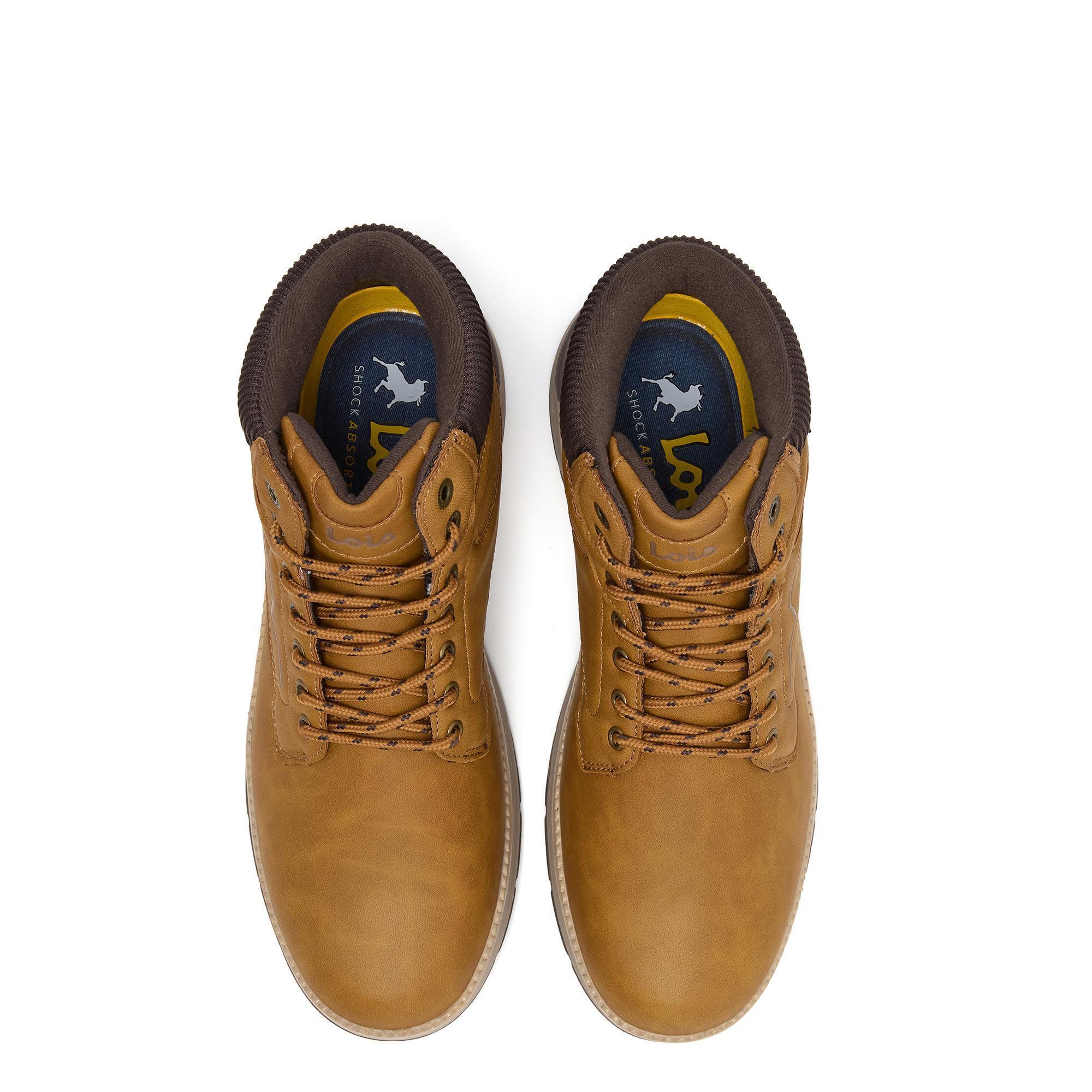 Botines Lois Hombre 64515 Melocotón con Cordones 4/5