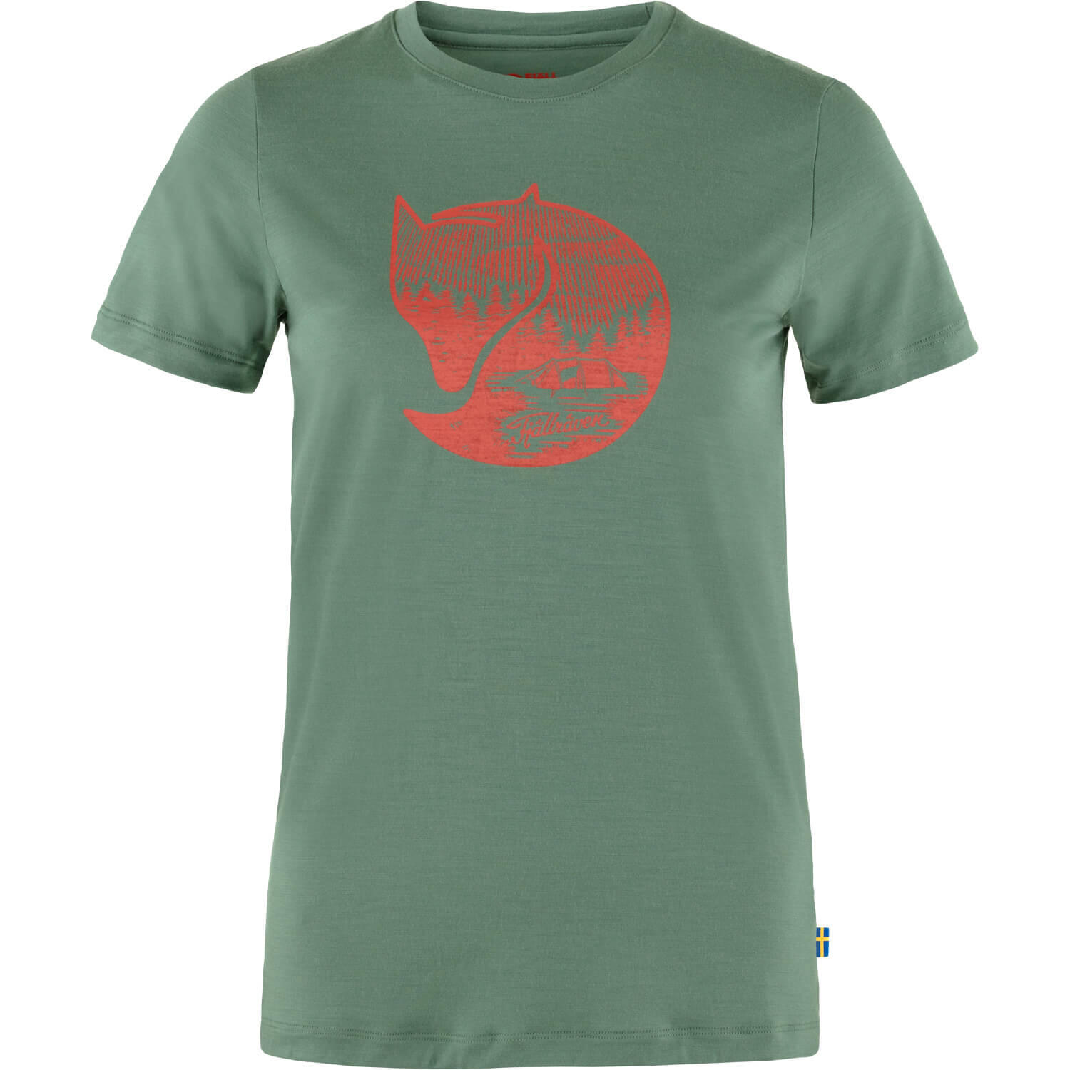 Damen Shirt Abisko Wool Fox 1/4