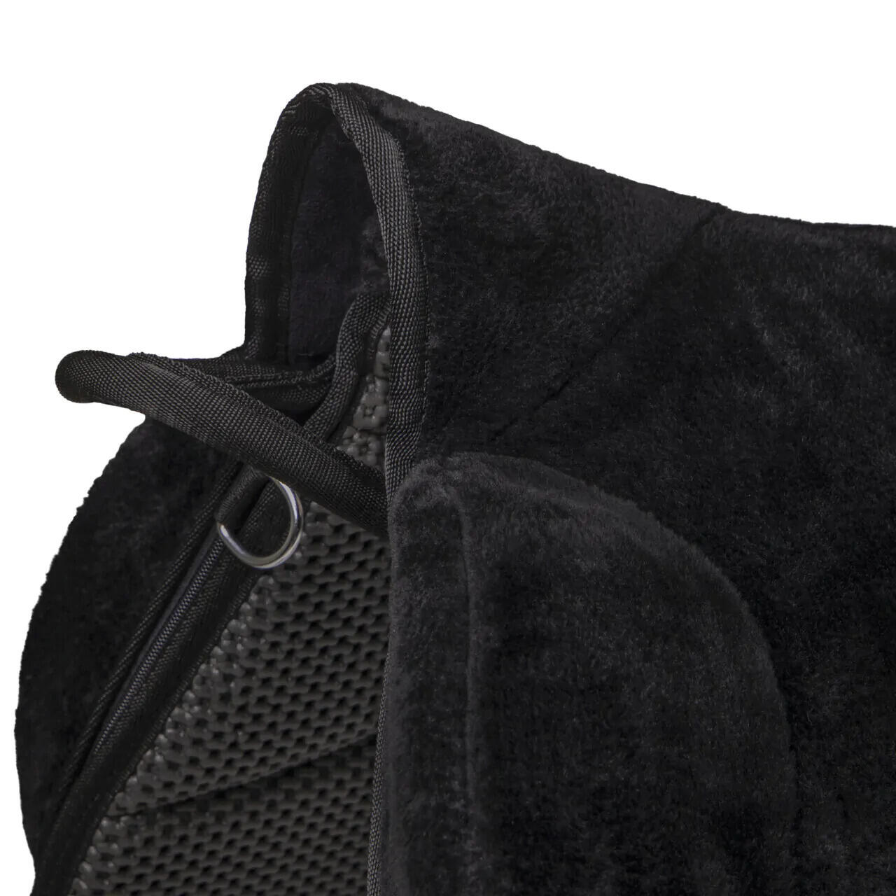 QHP Bareback Pad Super Soft  - Zwart (Shet) 5/5