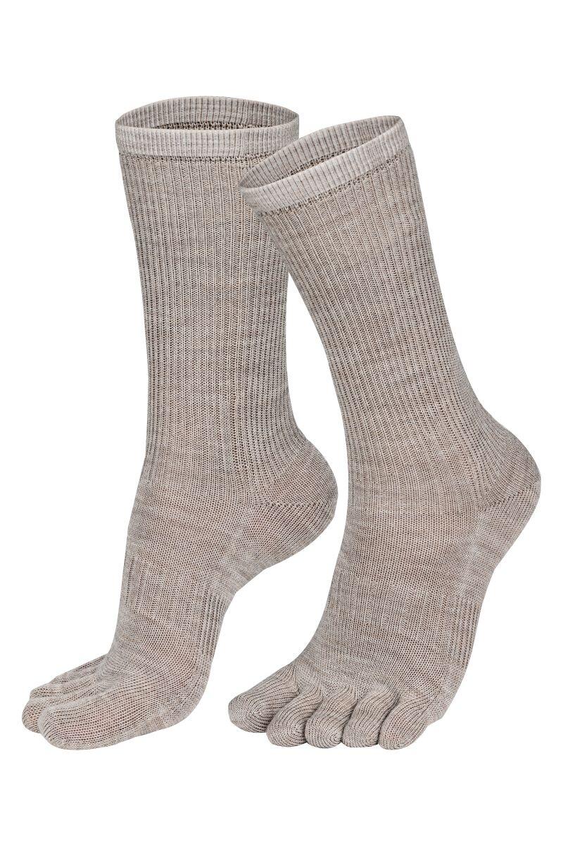 NORFOLK 56% Lã Merino Meias de Dedo - Anti-Bolhas - Caminhada - Bruges