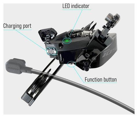 Dérailleur Arrière Shimano 105 Di2 RD-R7150 2x12V Noir 5/7