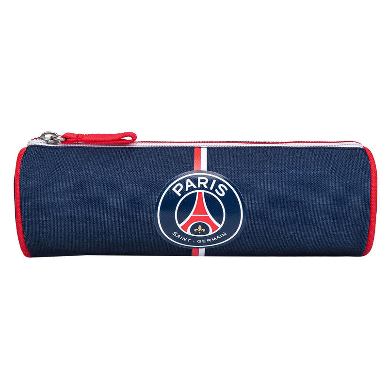 Trousse Scolaire Officielle Paris Saint Germain PSG - Collection 2023 - Polyester - 21x7x5 Cm - 100% Officielle