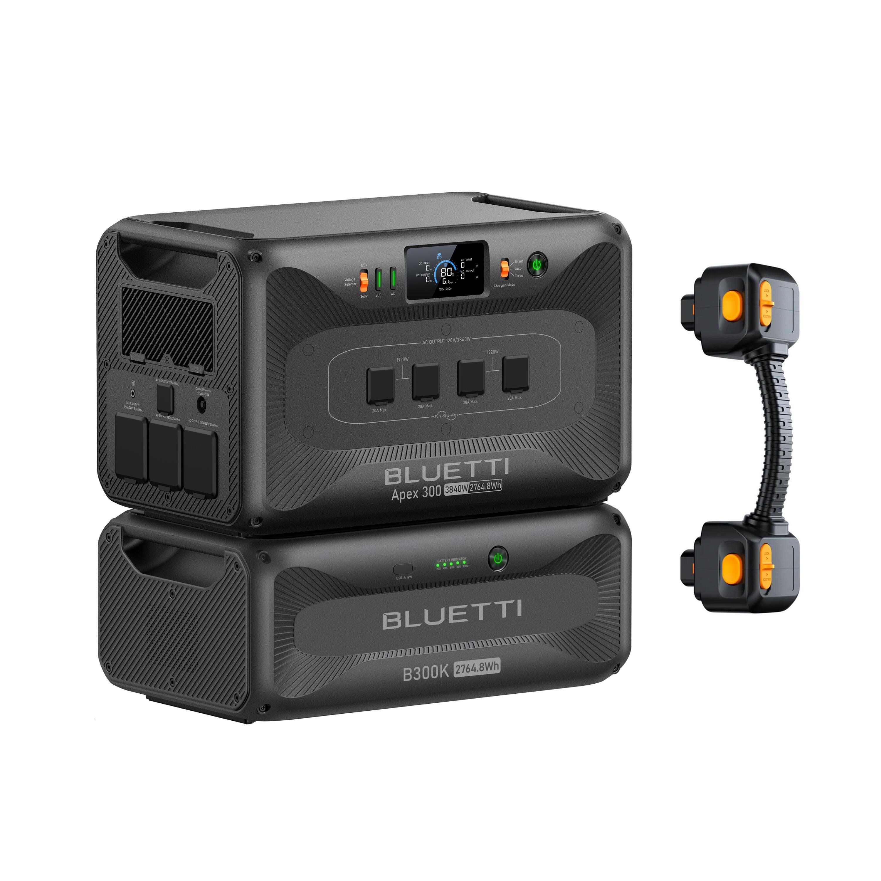 Batterie d'extension BLUETTI B300K2, 2764,8 Wh, pour Apex 300 (AC380) 7/7