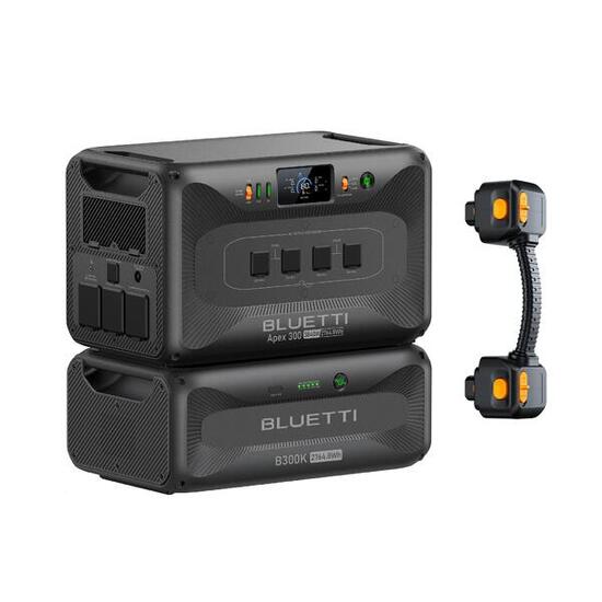 Kit Powerstation BLUETTI Apex 300 (AC380)+B300K2 - 4x3840 W, 5,52 kWh (0% MwSt)