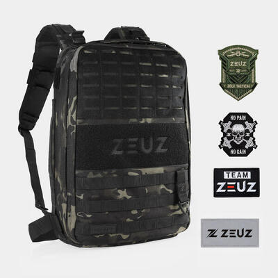 Zeuz rucking backpack – rugtas training – camo